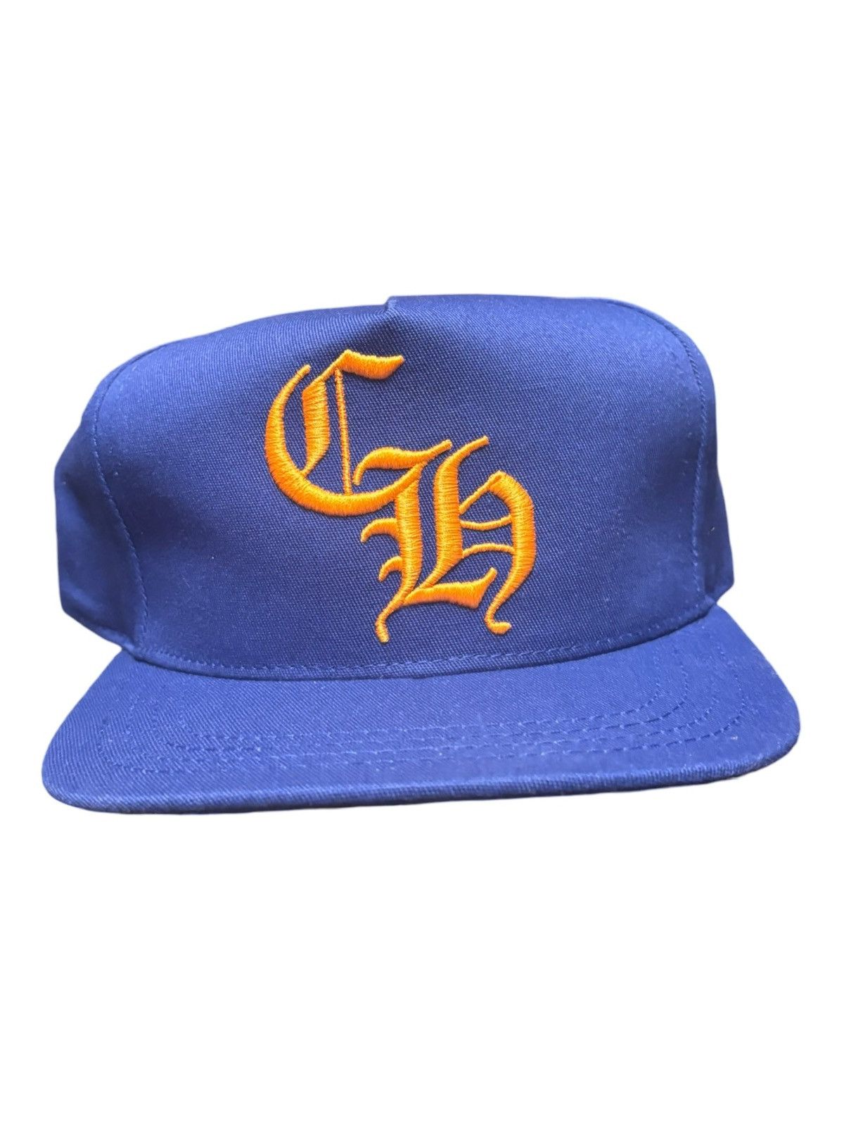 Chrome Hearts Chrome Hearts CH Logo Trucker Blue Orange Baseball Snapback Size ONE SIZE - 1 Thumbnail