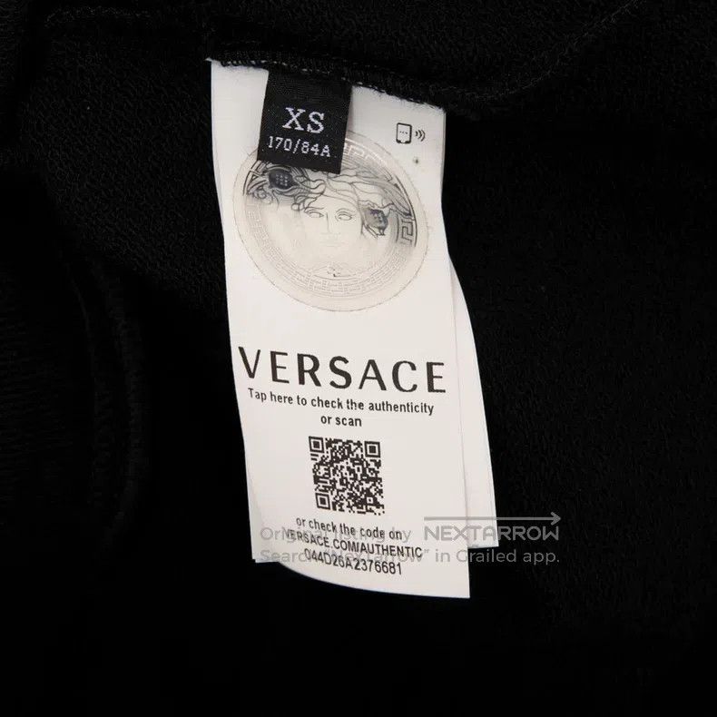 Versace Versace Main line black sweatshirt Size US XS / EU 42 / 0 - 8 Thumbnail