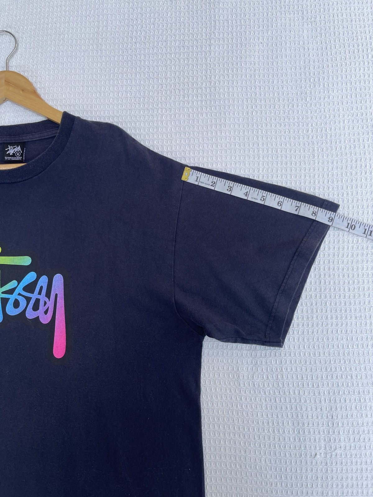 Stussy Rare🔥Vtg STUSSY Big Spellout Multicolour Logo Tee Size US XL / EU 56 / 4 - 10 Thumbnail