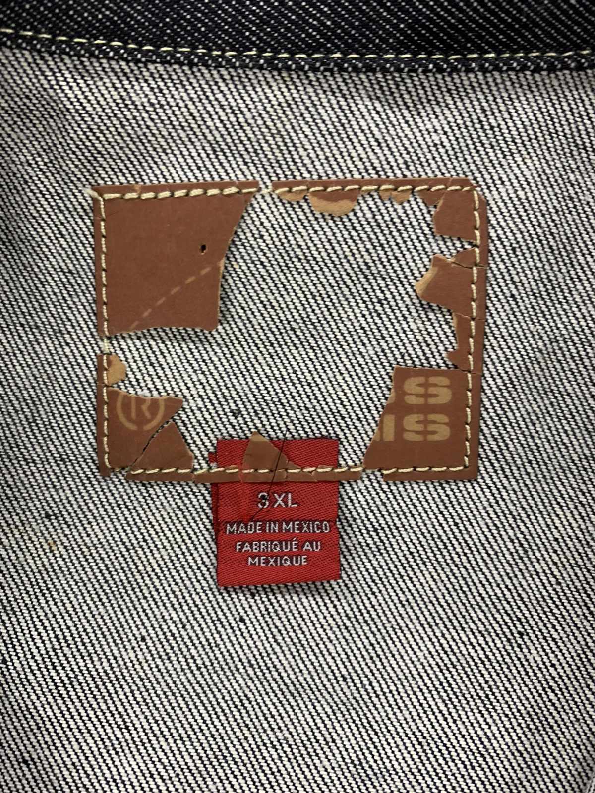Guess × Vintage Vintage Guess DarkWash Denim Jacket Size US XXL / EU 58 / 5 - 3 Thumbnail