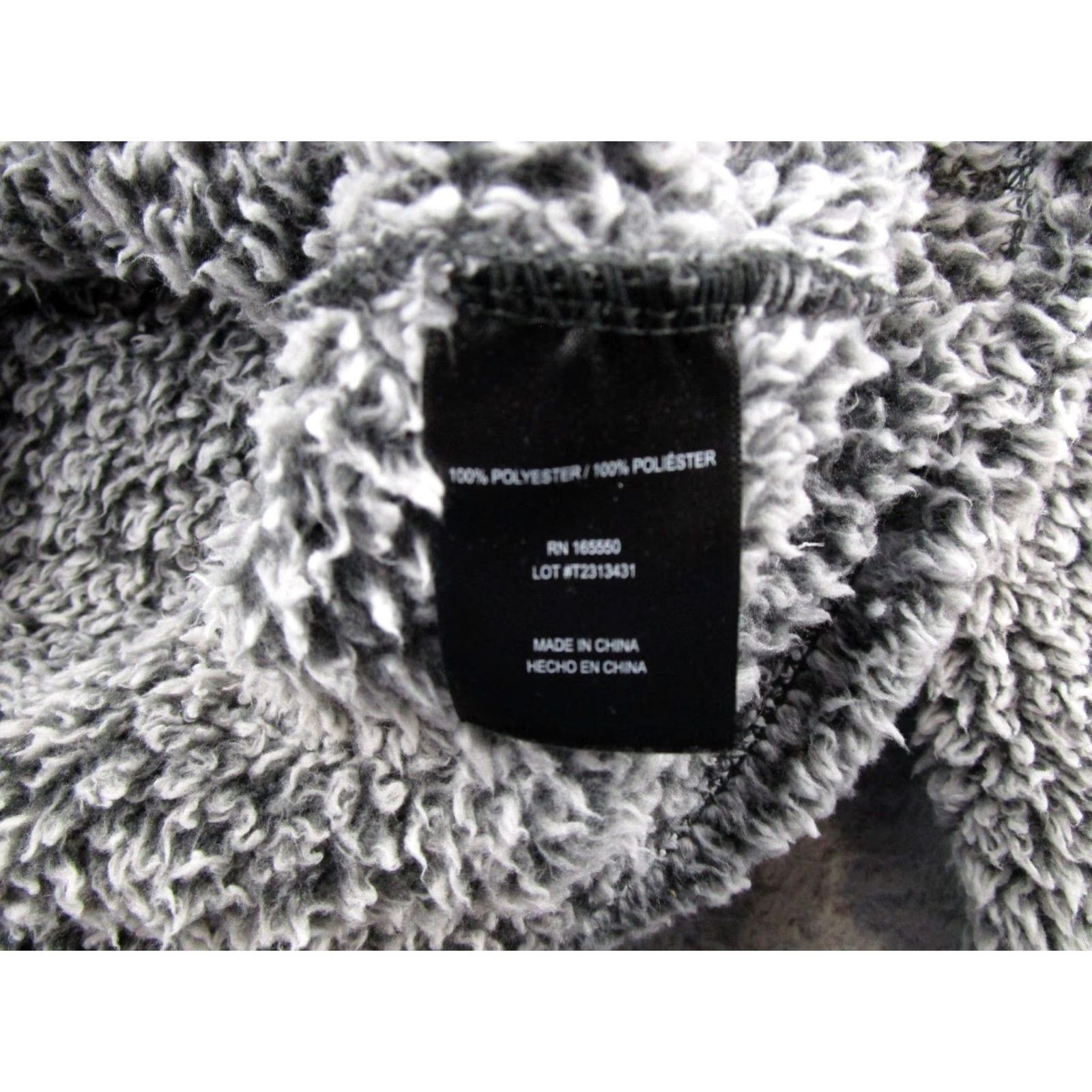 Vintage 32 Heat Women's Gray Sherpa Pullover Hoodie Size Medium Outdoor Pullover Sweatshirt Sweatshirt Hoodie Shirt Womens Outdoor 90s? Size M / US 6-8 / IT 42-44 - 3 Thumbnail