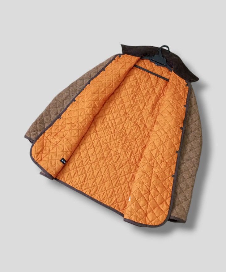 Mackintosh × Paul Smith A03 Mackintosh X Paul Smith Button Tap Quilted Wool Jacket Size US L / EU 52-54 / 3 - 4 Thumbnail