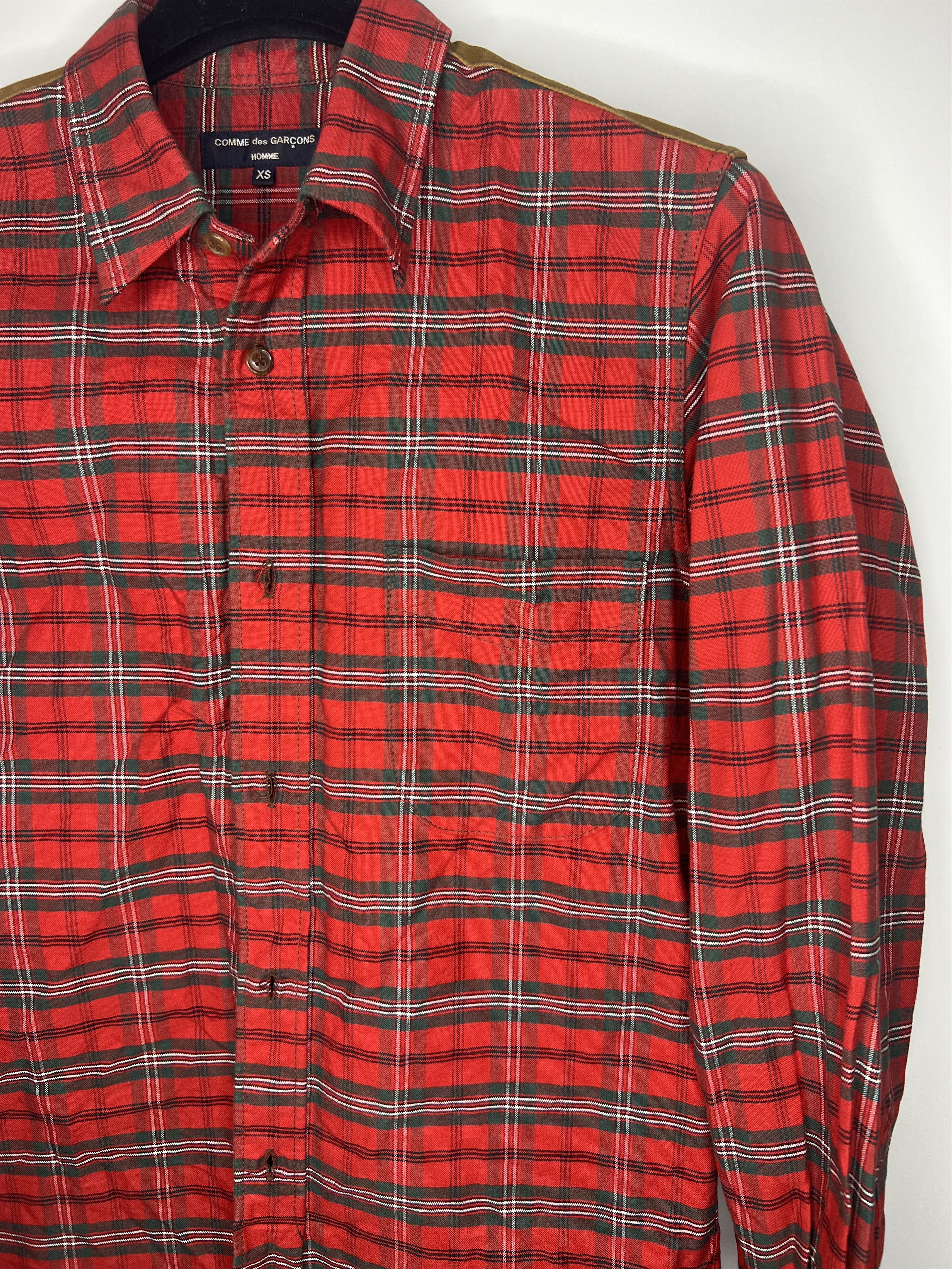 Comme des Garcons Vintage Checked Shirt Size US XS / EU 42 / 0 - 3 Thumbnail