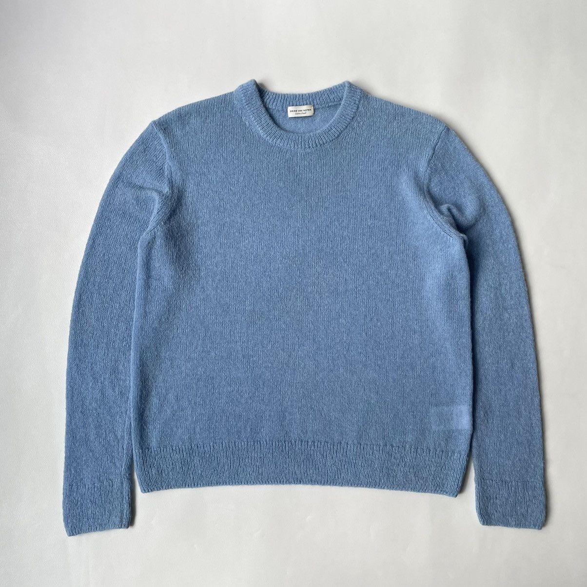 Dries Van Noten Brushed Alpaca Wool Cropped Sweater Size US M / EU 48-50 / 2 - 1 Thumbnail
