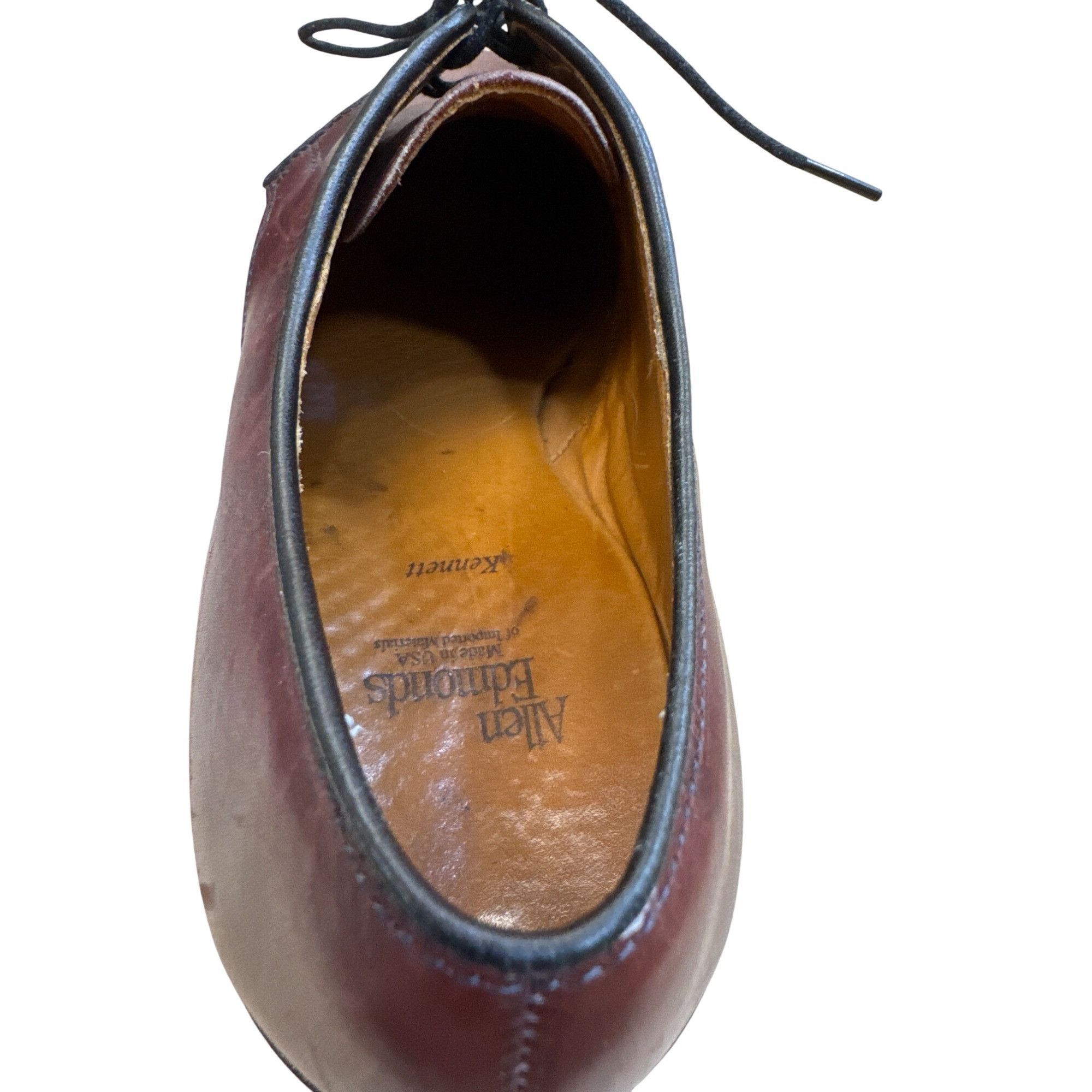 Allen Edmonds Allen Edmonds Kennett Mens Brown Leather Oxford Shoes Size 9 Size US 9 / EU 42 - 13 Thumbnail