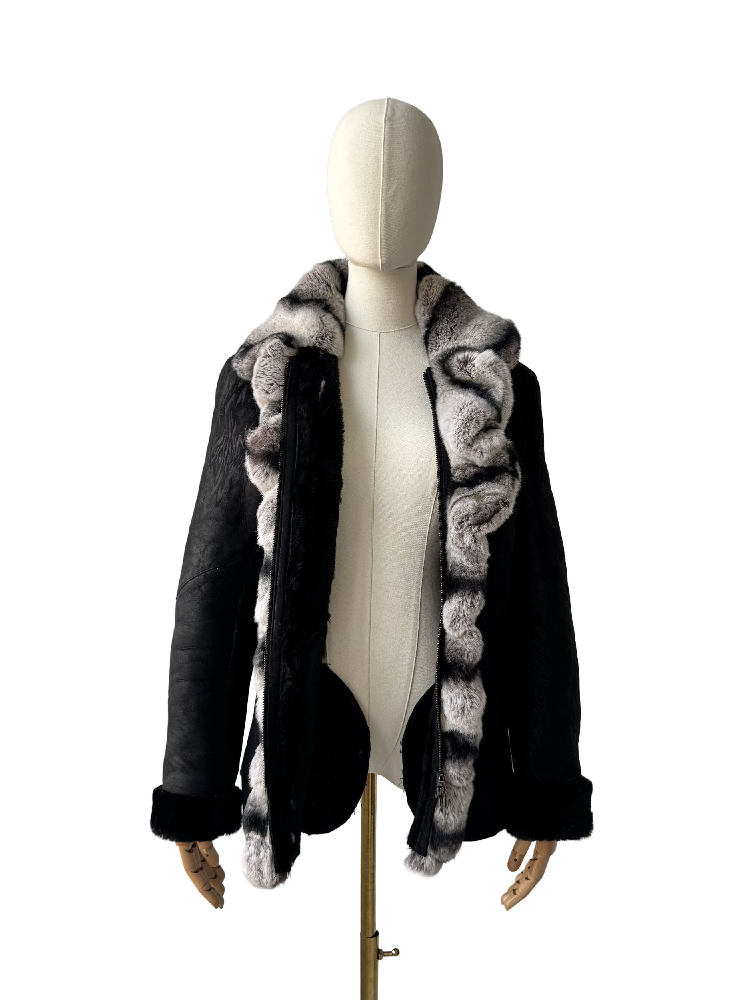 Vintage Vintage Real Sheepskin Jacket Size M / US 6-8 / IT 42-44 - 3 Thumbnail