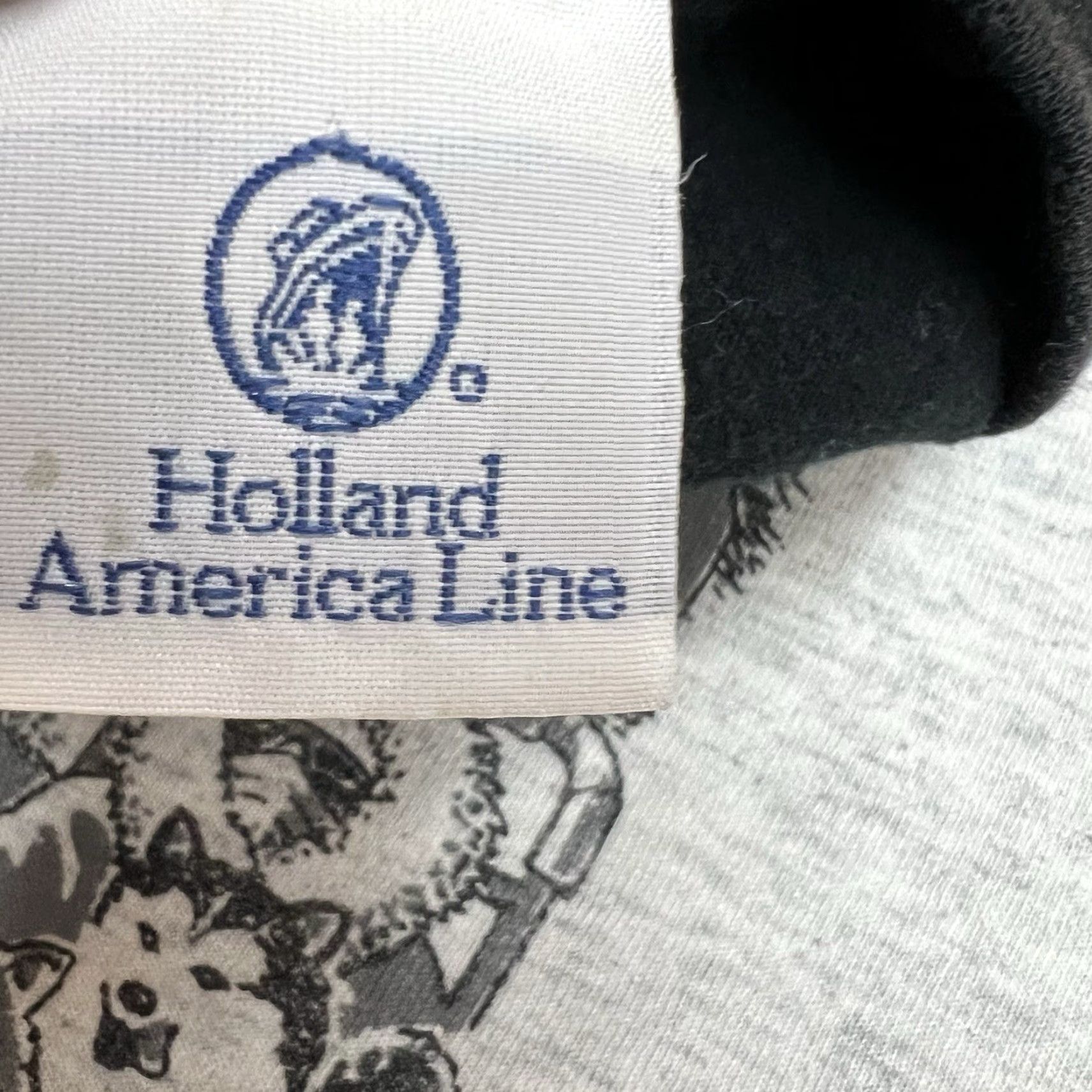 Vintage Alaska Holland American Cruise Lines T-Shirt Adult 2XL Black Graphic Print Nature Art Mens Size US XXL / EU 58 / 5 - 5 Thumbnail