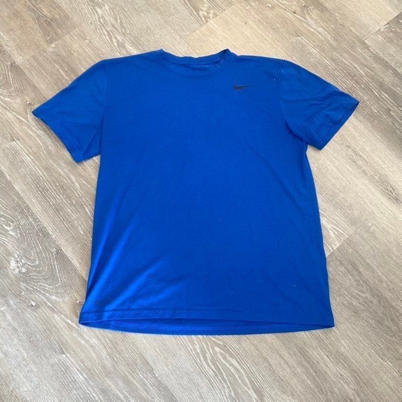 Nike Nike Blue Athletic Workout Tee Men Large Bin H-20 Size US L / EU 52-54 / 3 - 1 Thumbnail