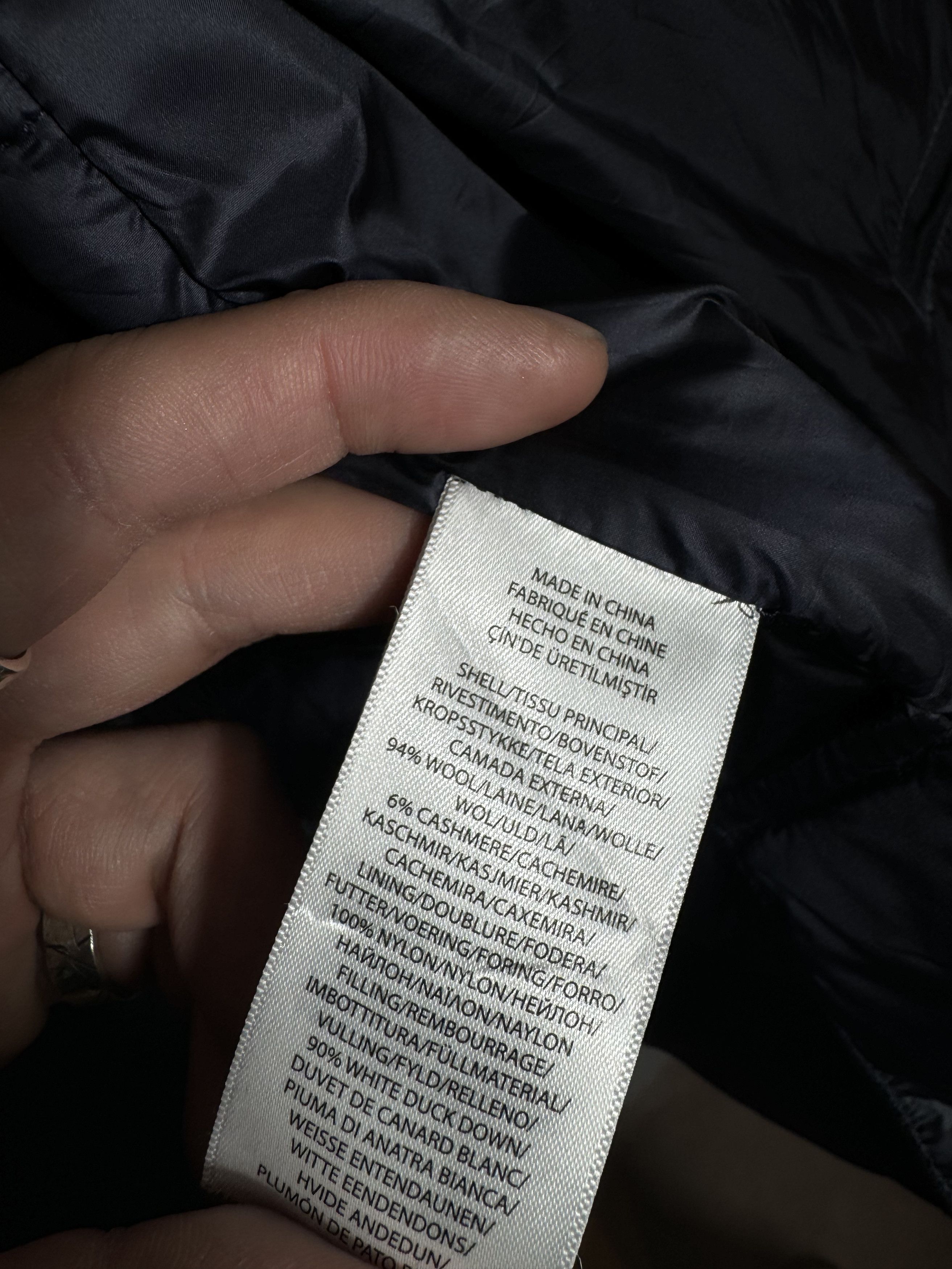 Polo Ralph Lauren × Ralph Lauren Ralph Lauren Wool Cashmere Down Jacket Size XL Size US XL / EU 56 / 4 - 12 Thumbnail