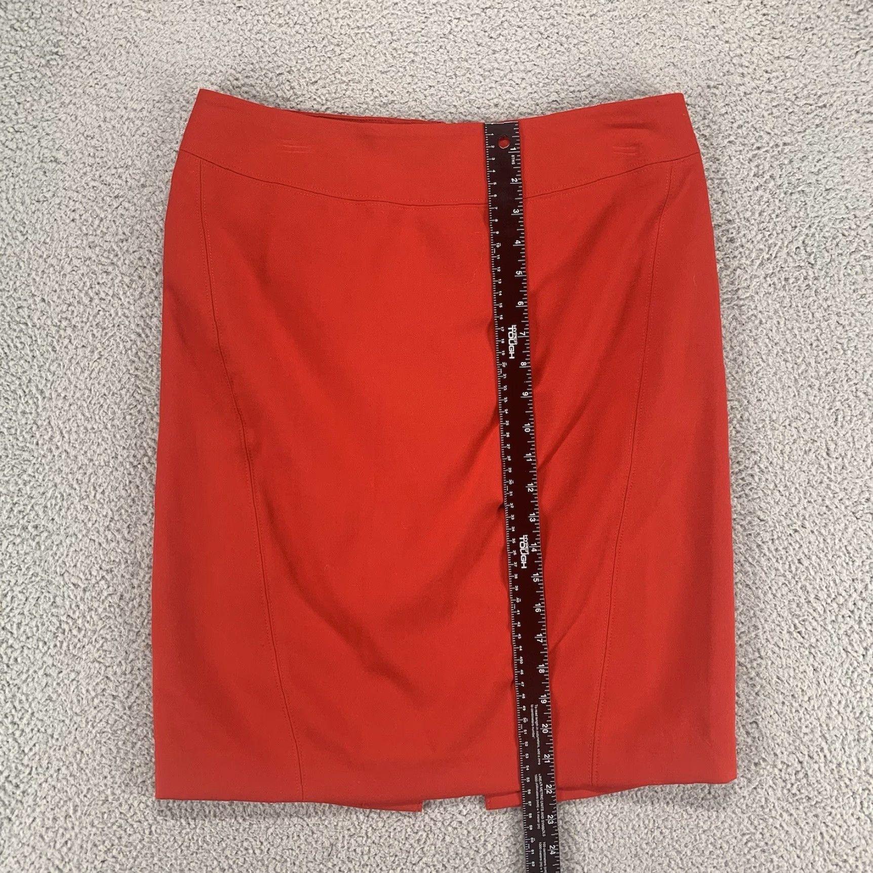 Loft LOFT Mini Skirt Womens 10 Red Medium Wash Zip Casual Spring Size 32" / US 10 / IT 46 - 7 Thumbnail