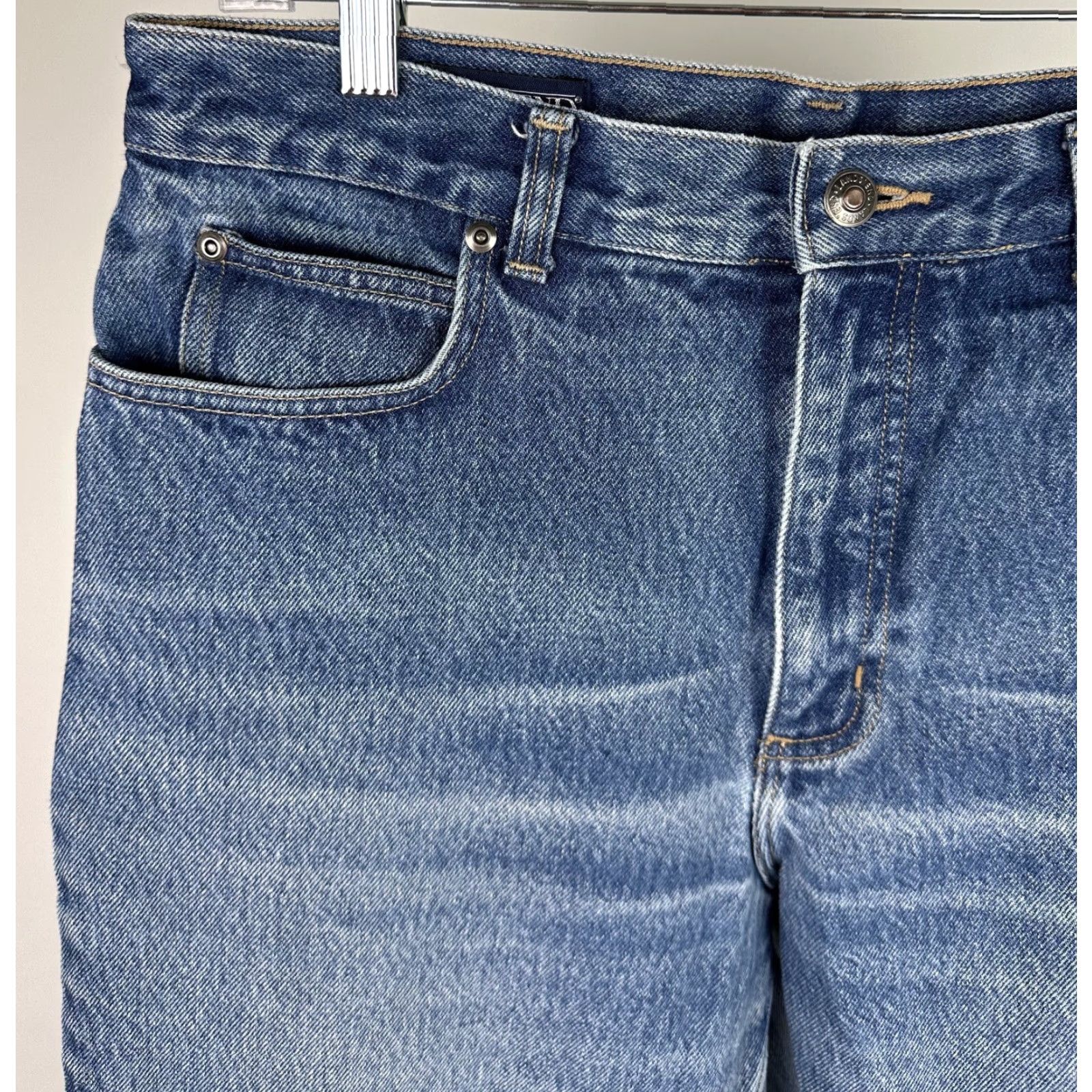 Lands' End VINTAGE Lands' End Jeans Mom 31x28 Blue 90s Grunge High Rise 5-Pocket Womens 80s 31" XS? Size 24" / US 00 / IT 34 - 3 Thumbnail