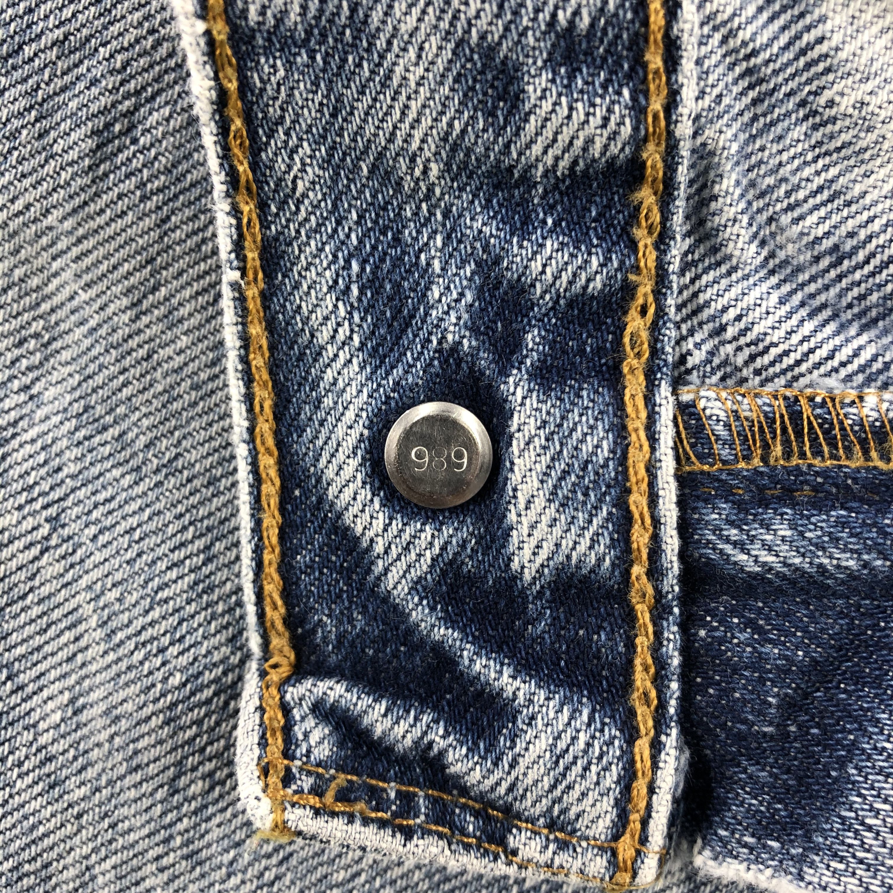 Levi's Vintage Levi's 505 Jeans Distress Regular Fit Denim KJ967 Size US 34 / EU 50 - 16 Thumbnail