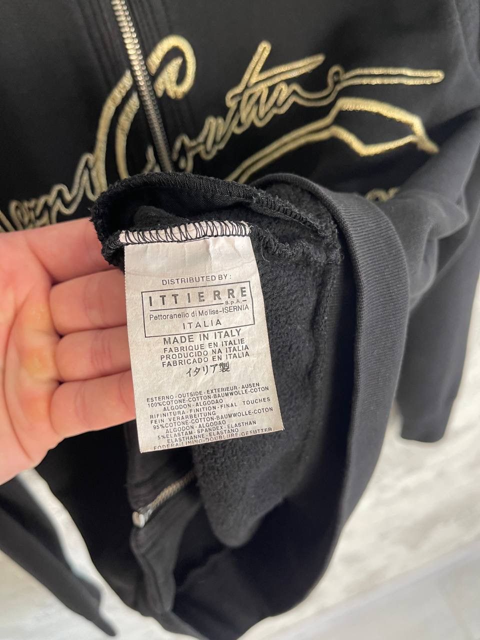Vintage VINTAGE VERSACE ZIP HOODIE 90s BIG LOGO Size US M / EU 48-50 / 2 - 16 Thumbnail