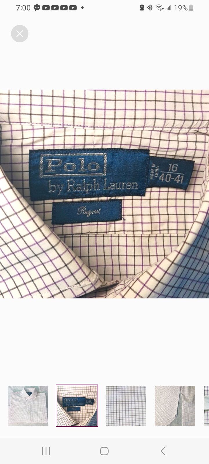Polo Ralph Lauren PoloRLRegent Edition Dress-Shirt Size US L / EU 52-54 / 3 - 2 Thumbnail