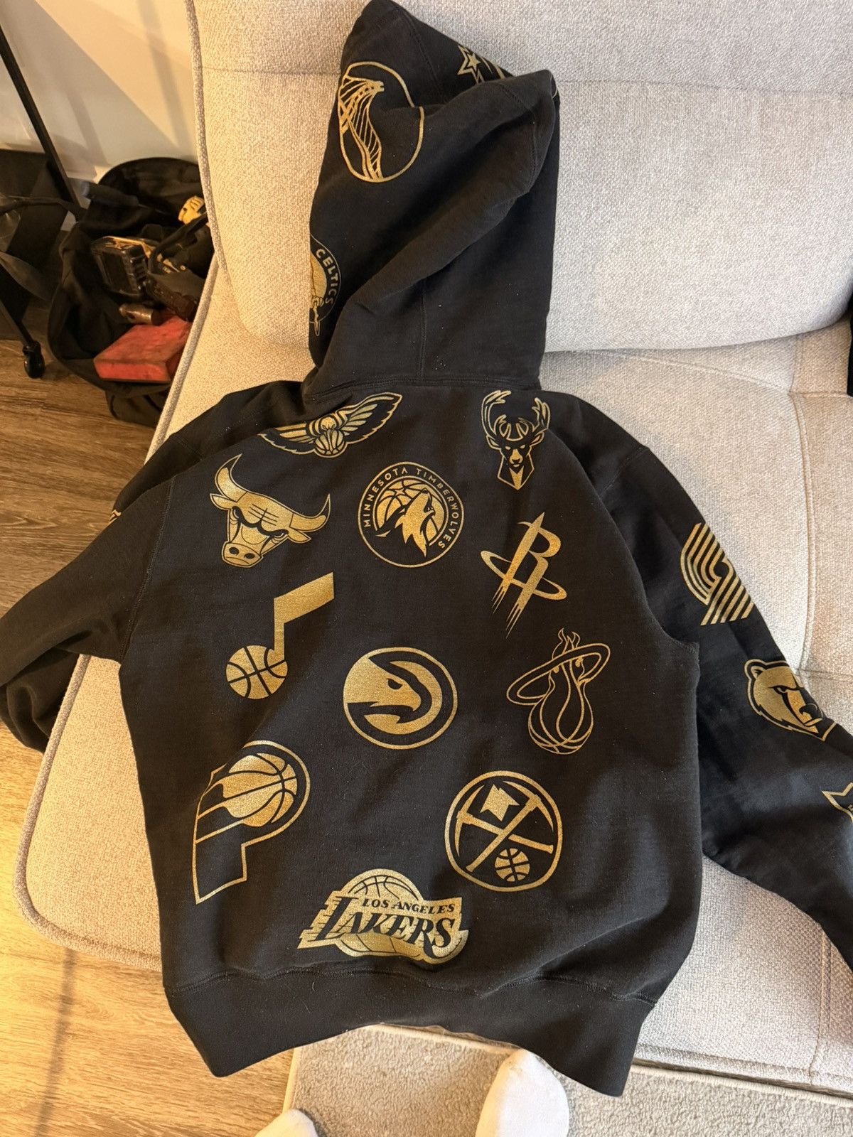 October's Very Own OVO x NBA HOODIE Size US L / EU 52-54 / 3 - 2 Thumbnail