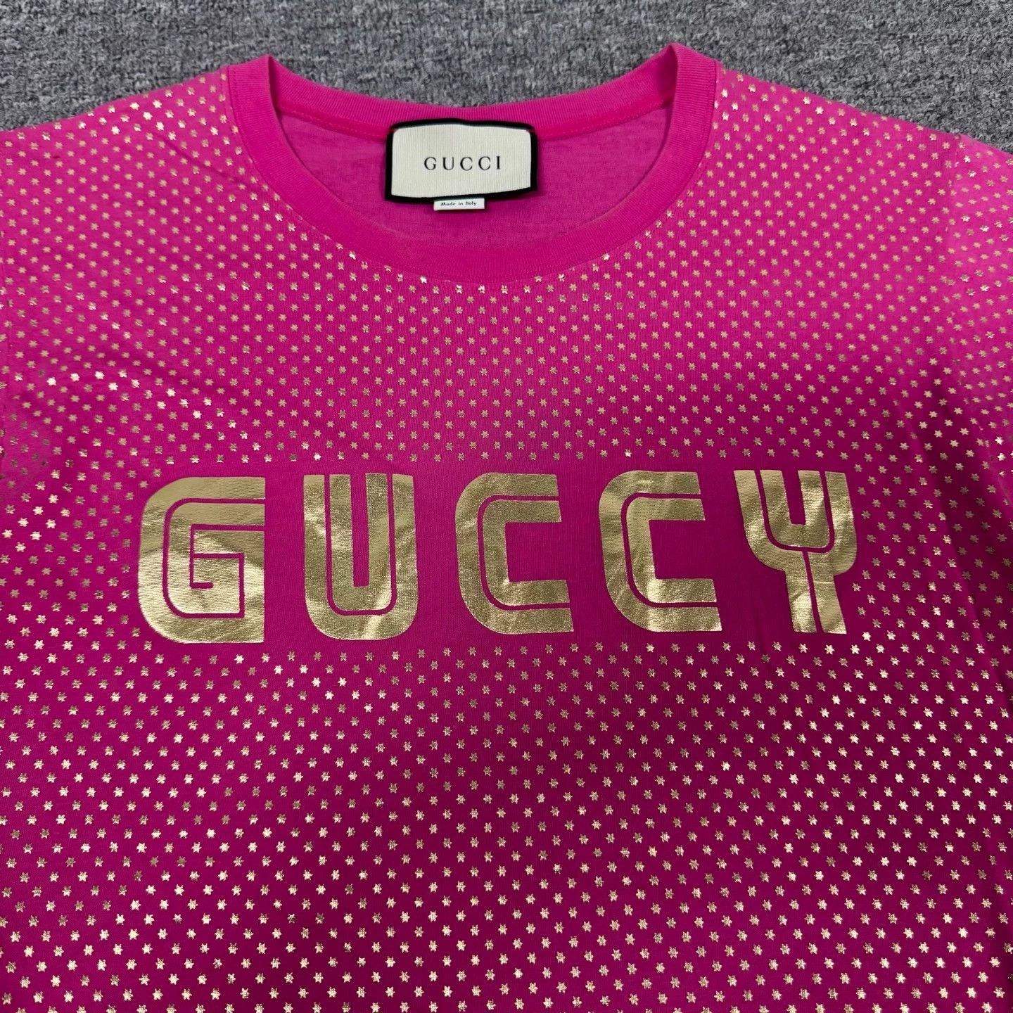 Gucci Gucci polka dot gold label short sleeve tee XS 99 new Size XS / US 0-2 / IT 36-38 - 4 Thumbnail