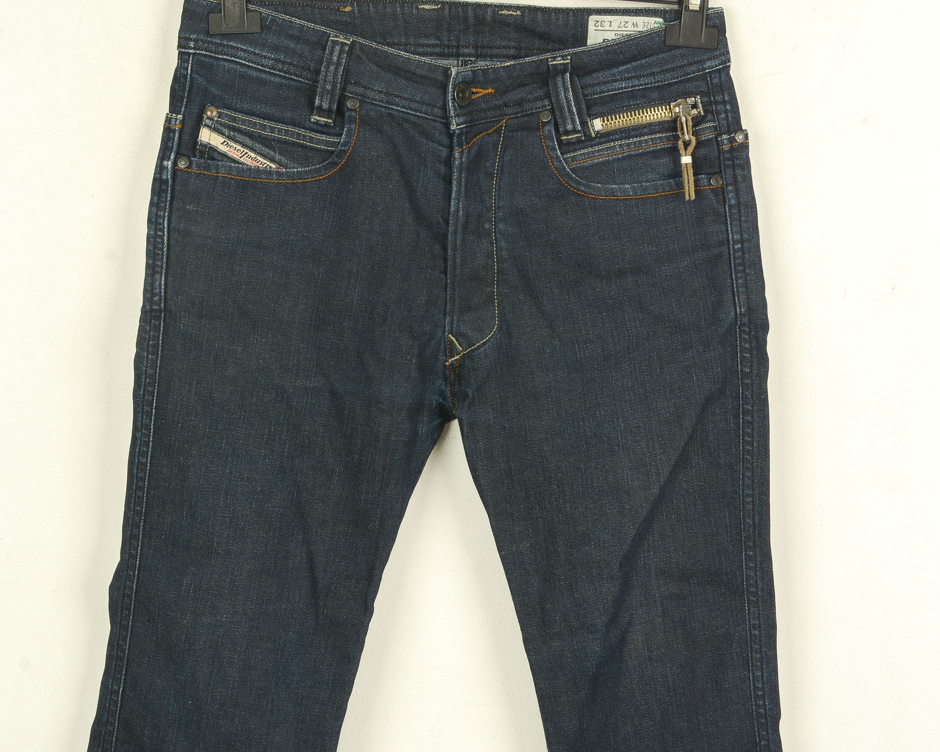 Diesel ADDOM Stretch Women W27 L32 Straight Slim Jeans Trousers Size 27" / US 4 / IT 40 - 2 Thumbnail