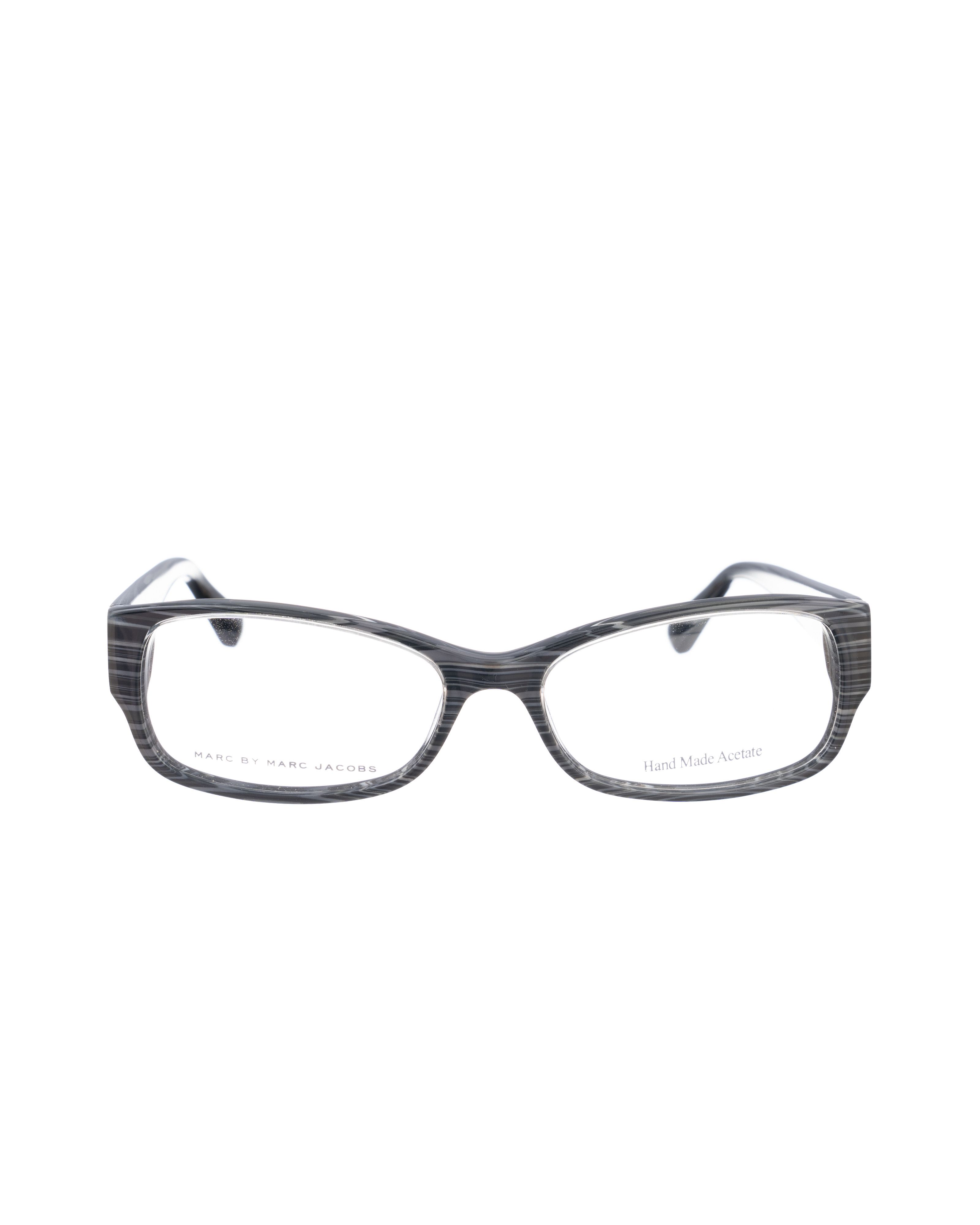 Marc by Marc Jacobs Marc by Marc Jacobs 00s Dark Striped Plastic Glasses Size ONE SIZE - 3 Thumbnail
