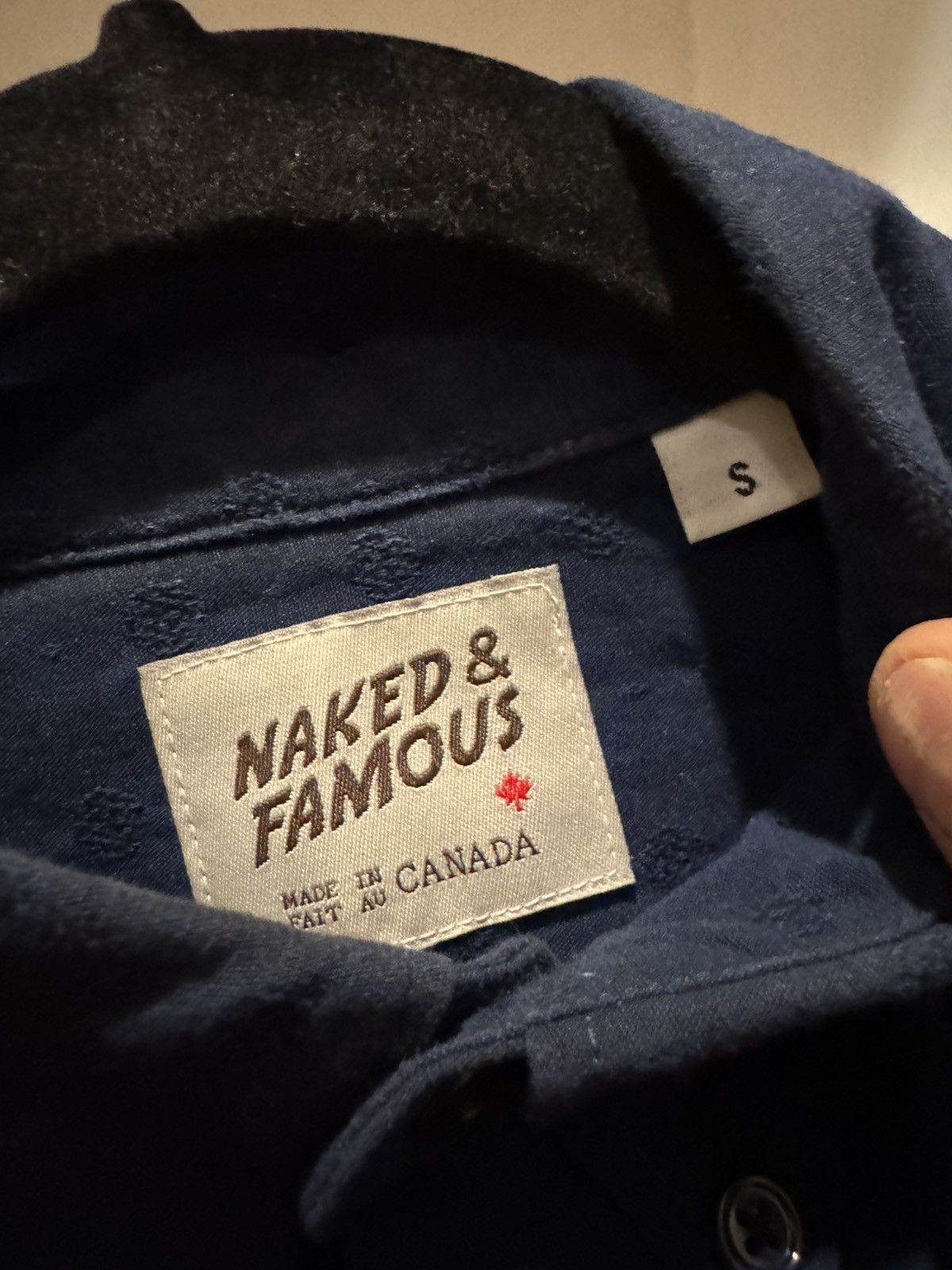 Naked & Famous Naked and Famous Blue Slim Shirt Size US S / EU 44-46 / 1 - 4 Thumbnail