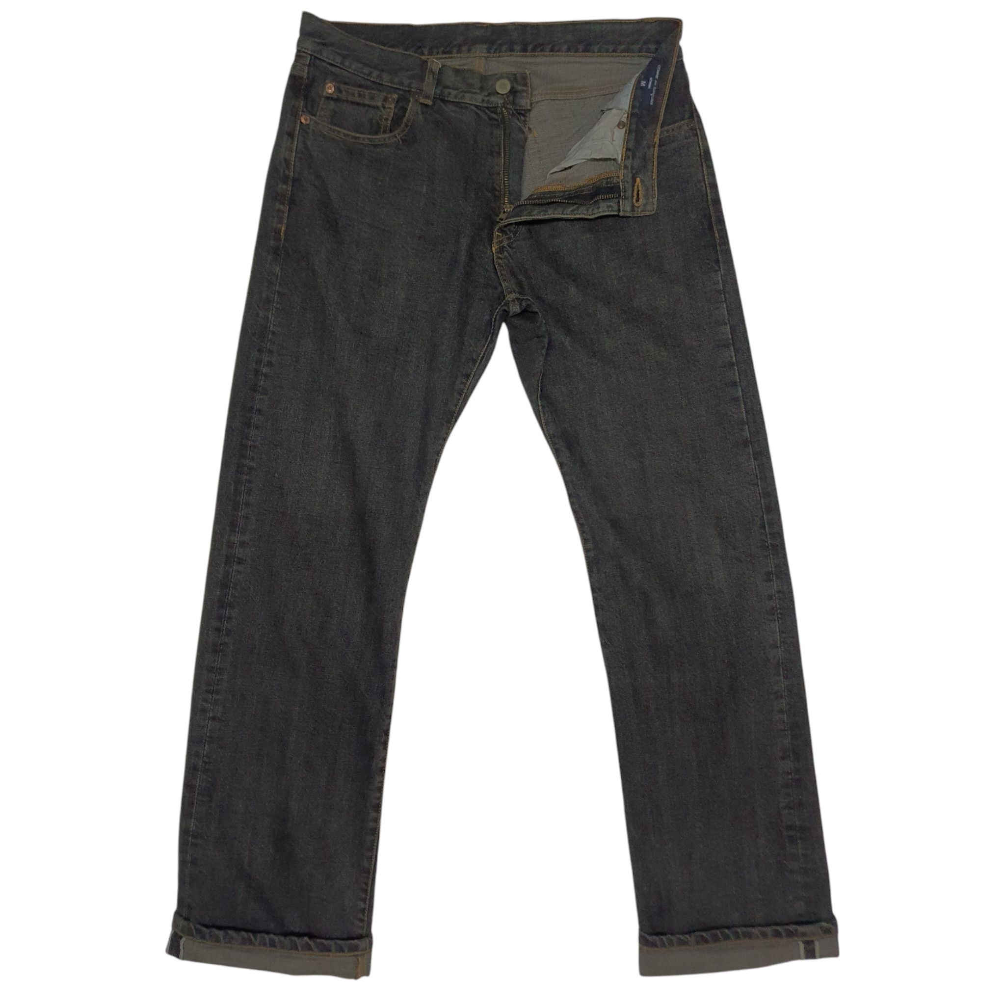 Comme des Garcons Homme Waist 32" COMME des GARCONS HOMME Grey Selvedge Jeans. Size US 32 / EU 48 - 1 Thumbnail