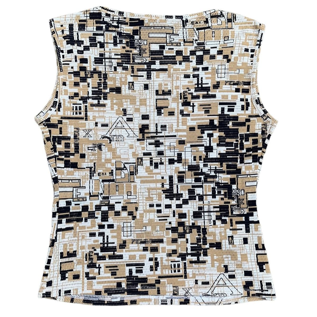Fendi VINTAGE FENDI WMNS MESH TOP Size S / US 4 / IT 40 - 2 Thumbnail