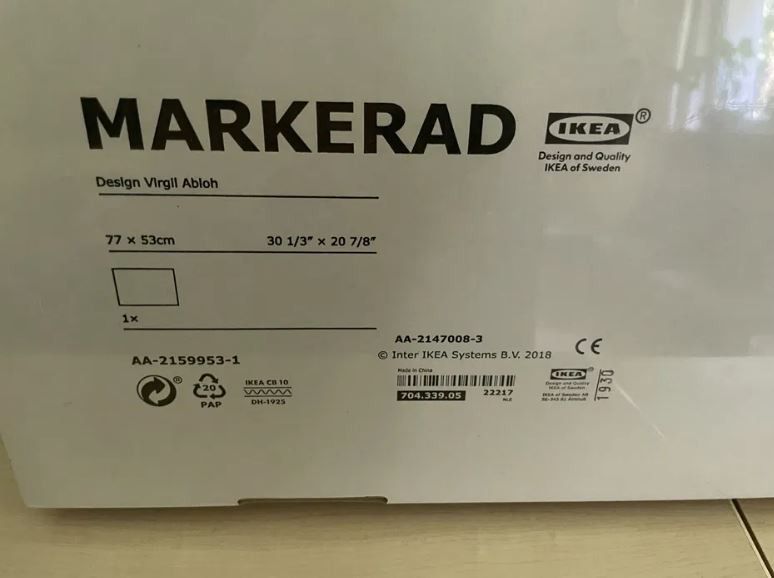 Ikea × Off-White × Virgil Abloh Mona Lisa Markera IKEA x Virgil Abloh Size ONE SIZE - 2 Thumbnail