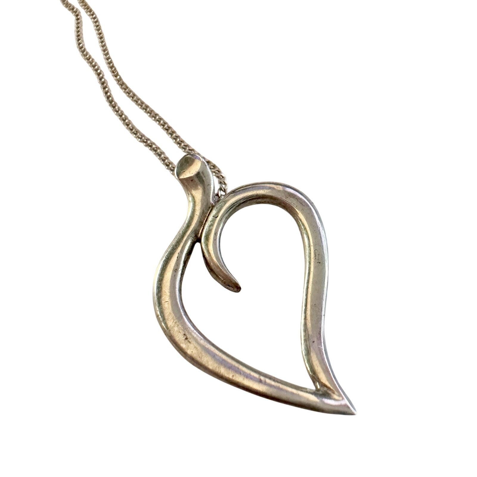 Tiffany & Co. Tiffany & Co Sterlilng Open Leaf Necklace Size ONE SIZE - 1 Thumbnail