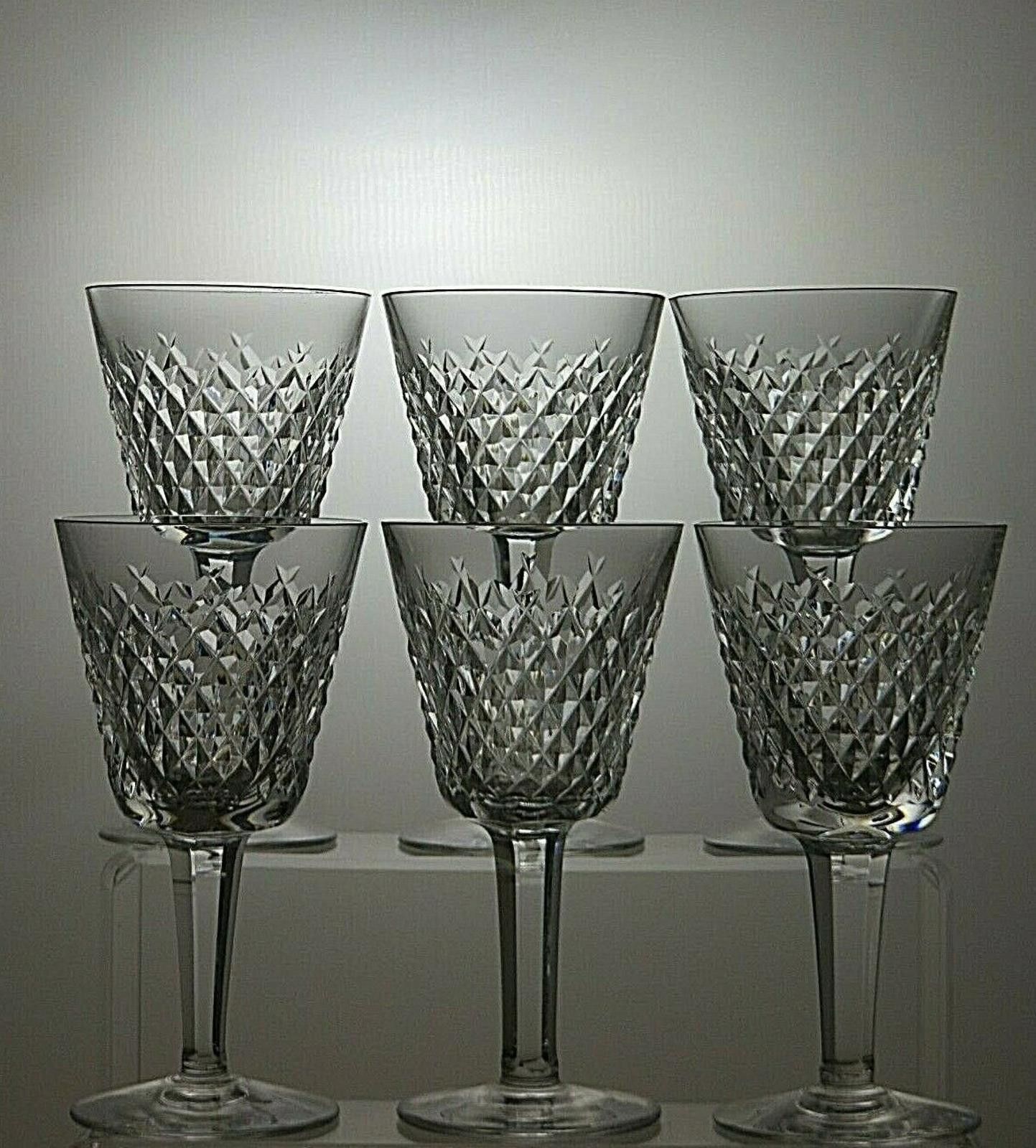 Other Waterford Crystal Alana Cut Set Of 6 Claret Wine Glasses Size ONE SIZE - 2 Thumbnail