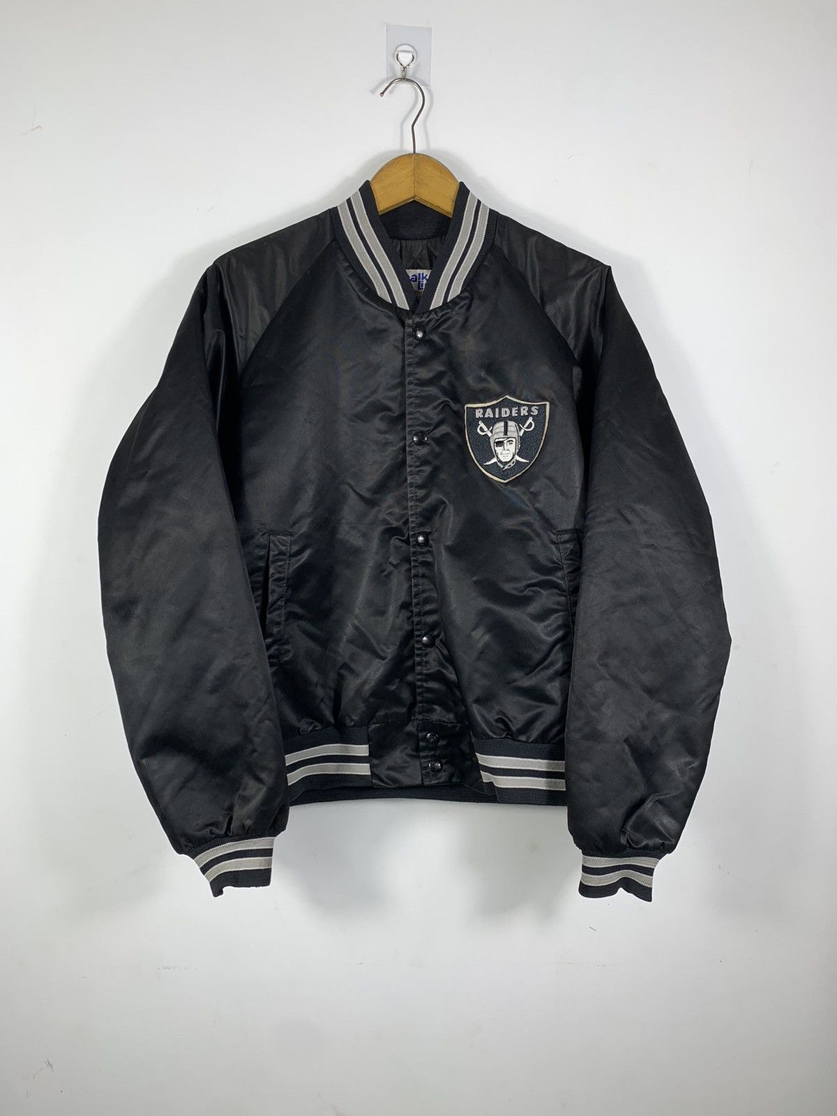Vintage Vintage Raiders satin bomber jacket Size US L / EU 52-54 / 3 - 1 Thumbnail