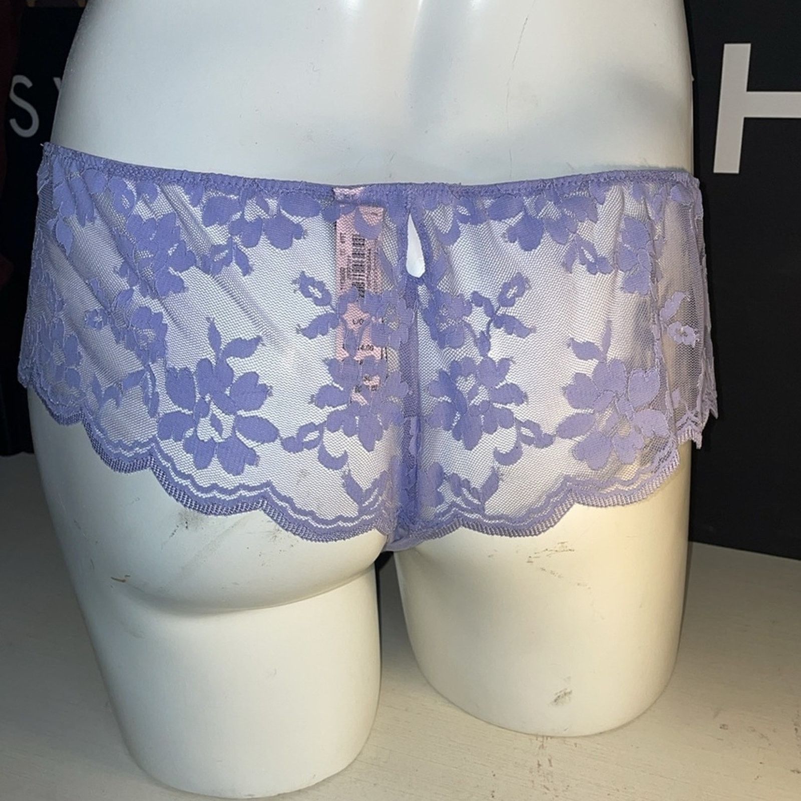 Victoria's Secret Victoria Secret FASHION SHOW Panties VS Silver Brocade Size ONE SIZE - 6 Thumbnail