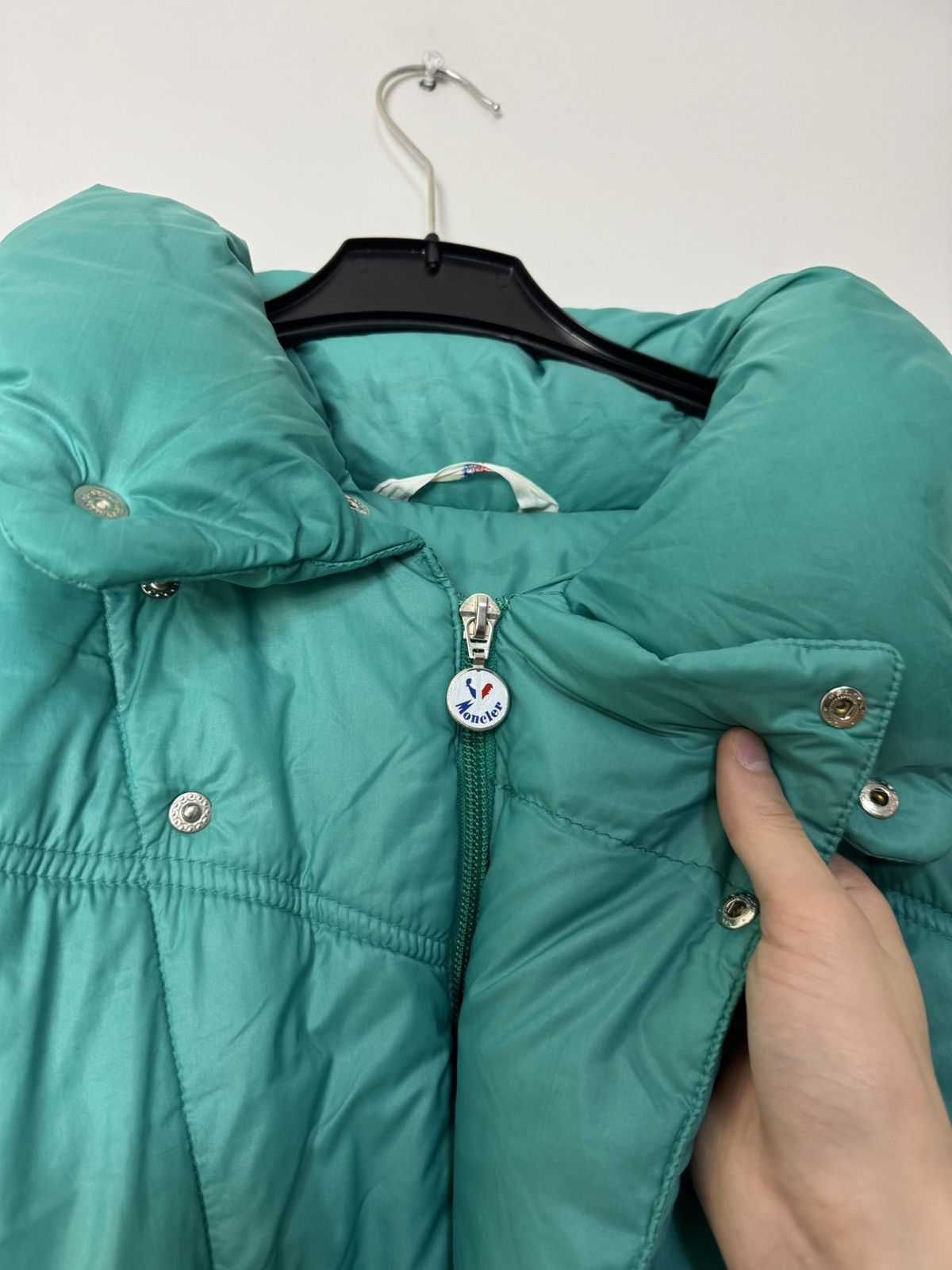 Moncler Vintage Rare 90s Moncler Puffer Jacket asymmetrical button Size US M / EU 48-50 / 2 - 13 Thumbnail