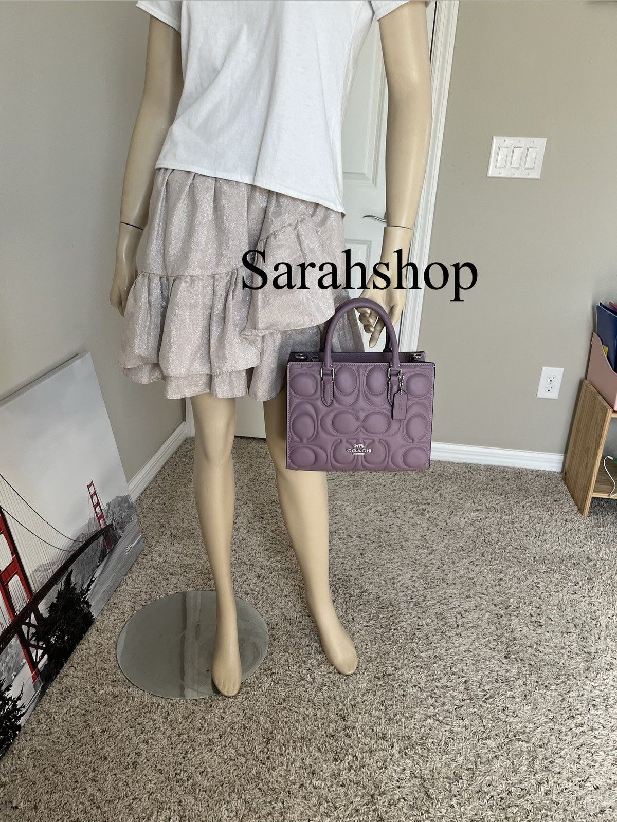 Coach Coach Maggie Small Tote Bag In Signature Leather Size ONE SIZE - 6 Thumbnail