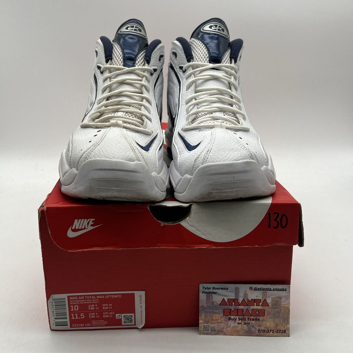 Nike Air total max uptempo midnight navy Size US 10 / EU 43 - 2 Thumbnail