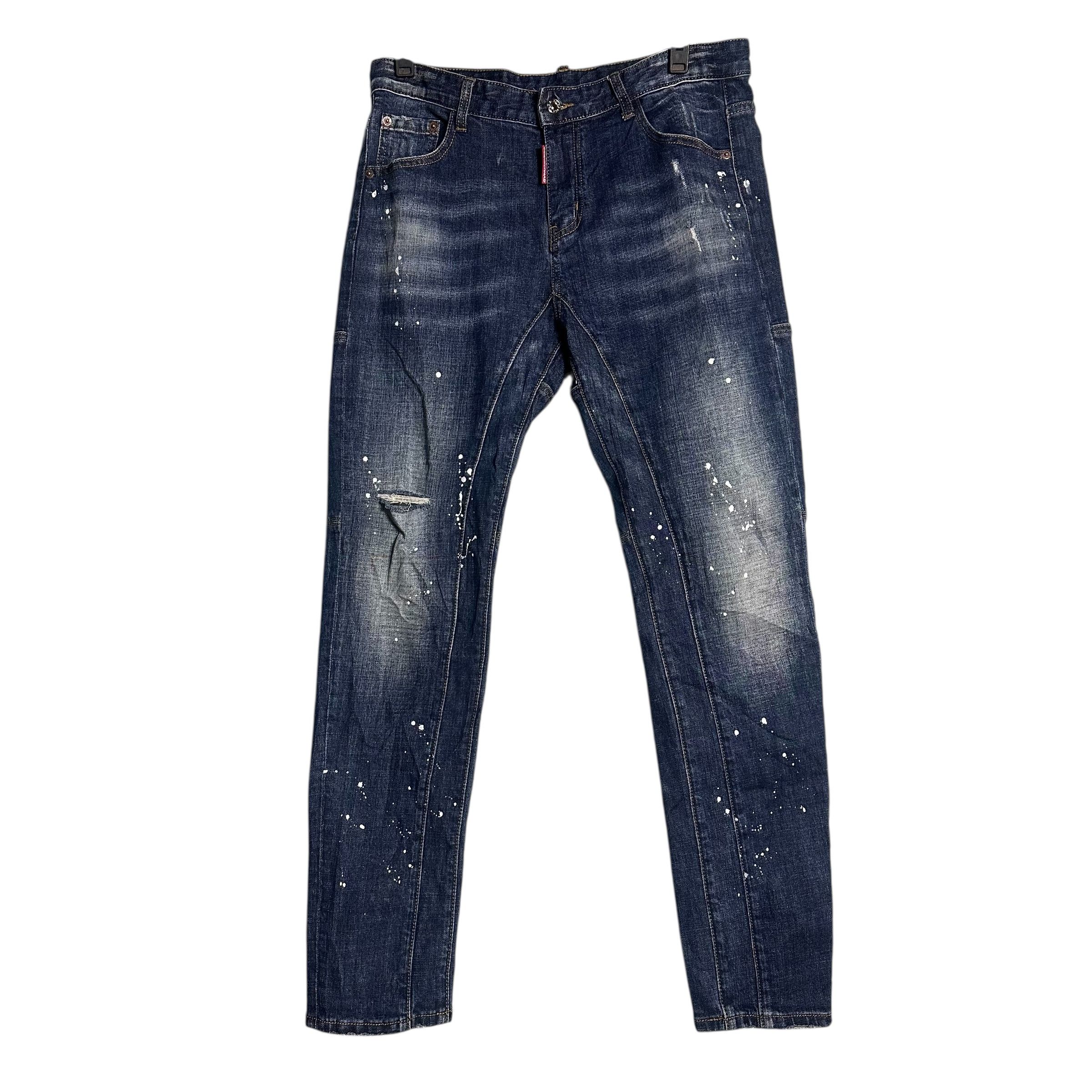 Dsquared2 🔥RARE🔥DsQuared2 Ripped and Painted Skinny Jeans Size US 34 / EU 50 - 1 Thumbnail