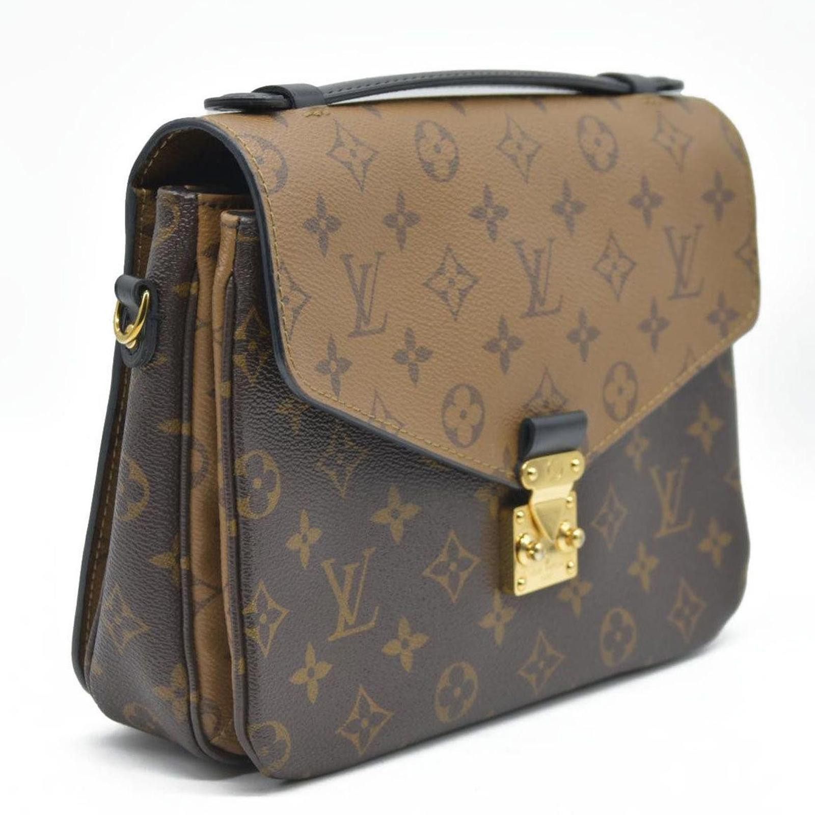 Louis Vuitton $2790 Louis Vuitton Reverse Monogrm Pochette Metis SD0169 Size ONE SIZE - 9 Thumbnail