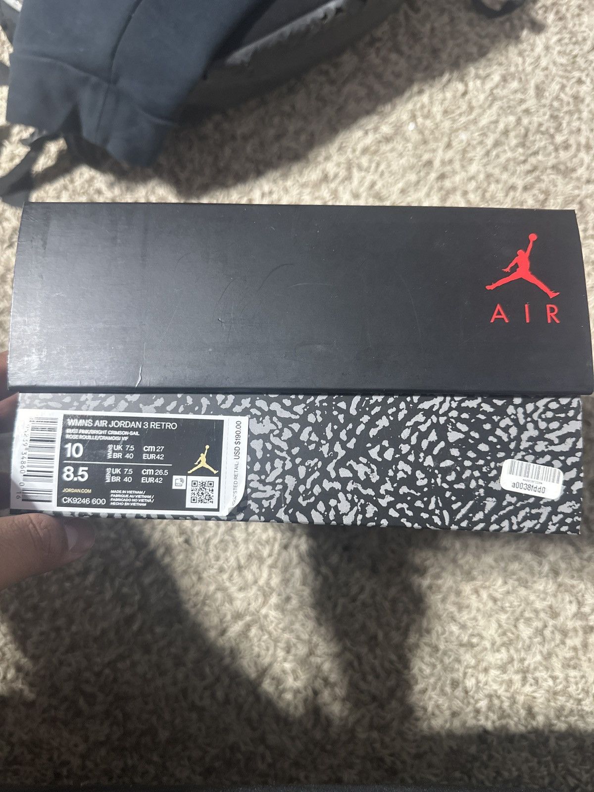 Jordan Brand Jordan 3 Retro ‘Rust Pink’ Size US 8.5 / EU 41-42 - 10 Thumbnail