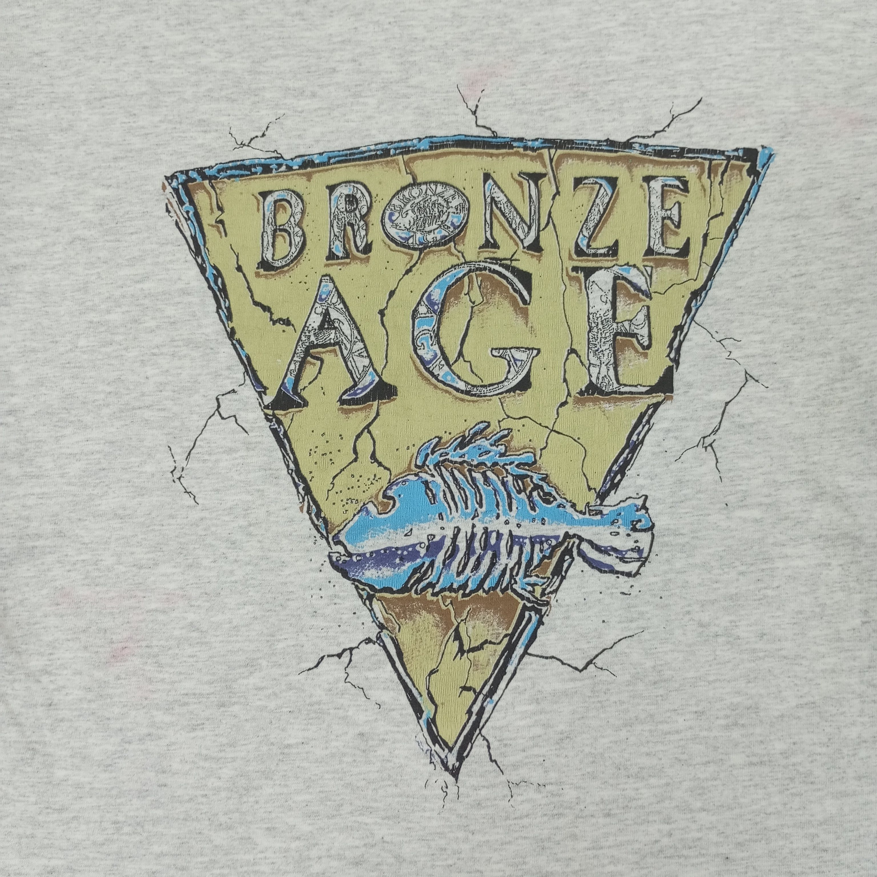 Vintage Bronze Age Surfing Skater Style Streetwear Tshirt Size US L / EU 52-54 / 3 - 2 Thumbnail