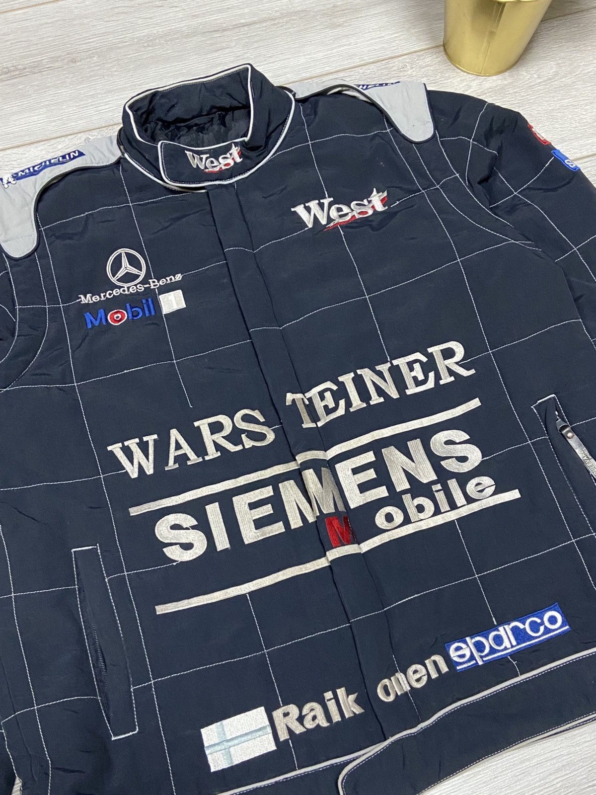 Mercedes-Benz Mercedes Siemens Warsteiner Micheline West bomber jacket Size US XL / EU 56 / 4 - 4 Thumbnail