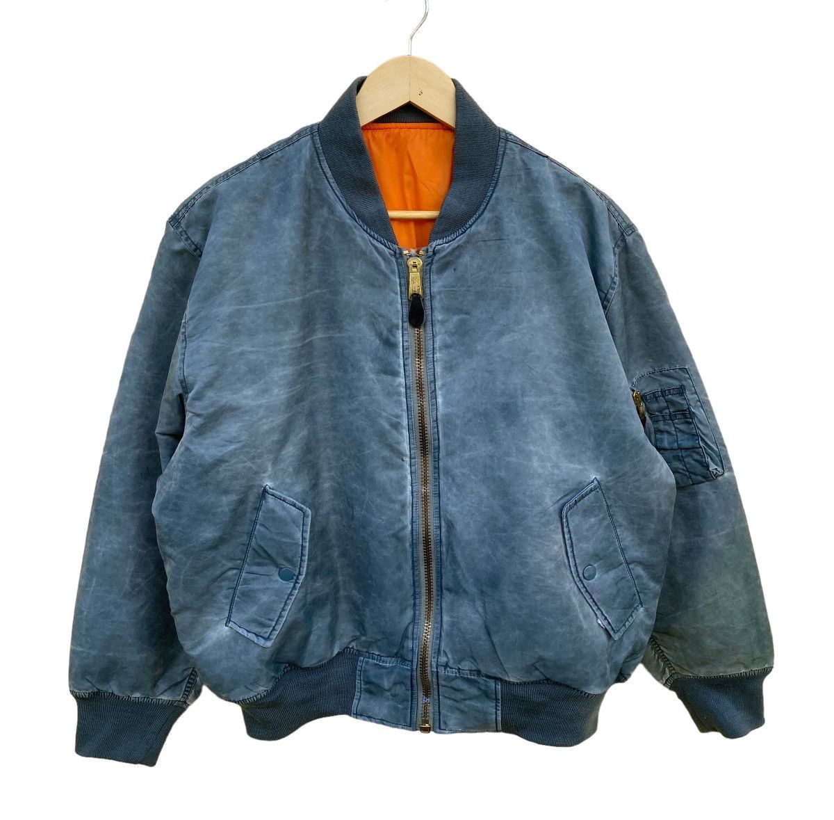 Vintage Vintage MA-1 flight US Airborne bomber jacket Size US L / EU 52-54 / 3 - 3 Thumbnail