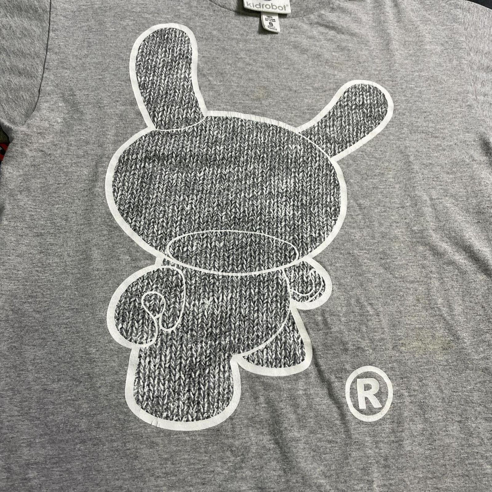 American Apparel × Kid Robot Streetwear Kidrobot Robot Head logo Short Sleeve Y2K Art Tee Size US S / EU 44-46 / 1 - 3 Thumbnail