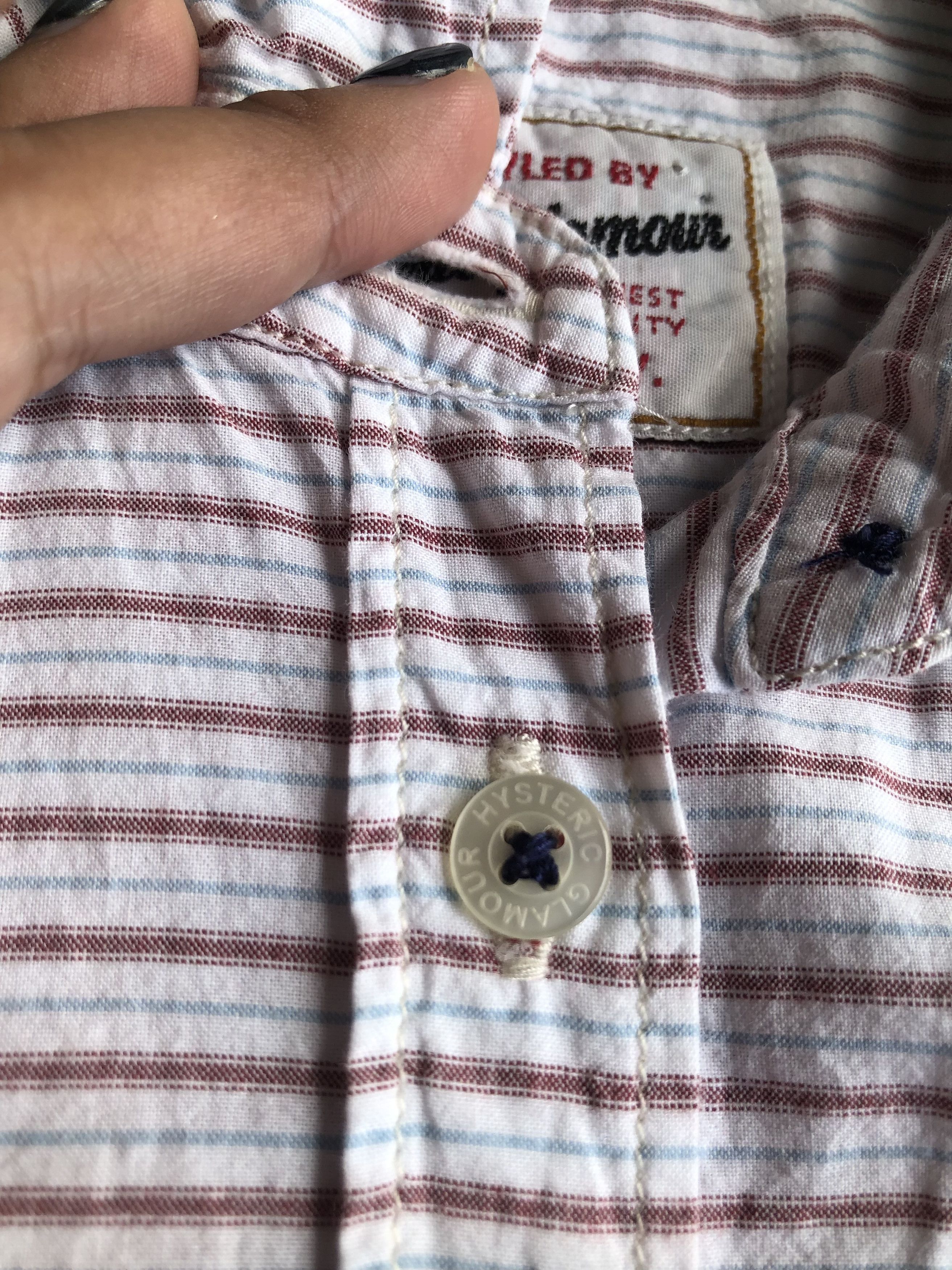 Hysteric Glamour × Japanese Brand Vintage Hysteric Glamour Shirt Size S / US 4 / IT 40 - 4 Thumbnail