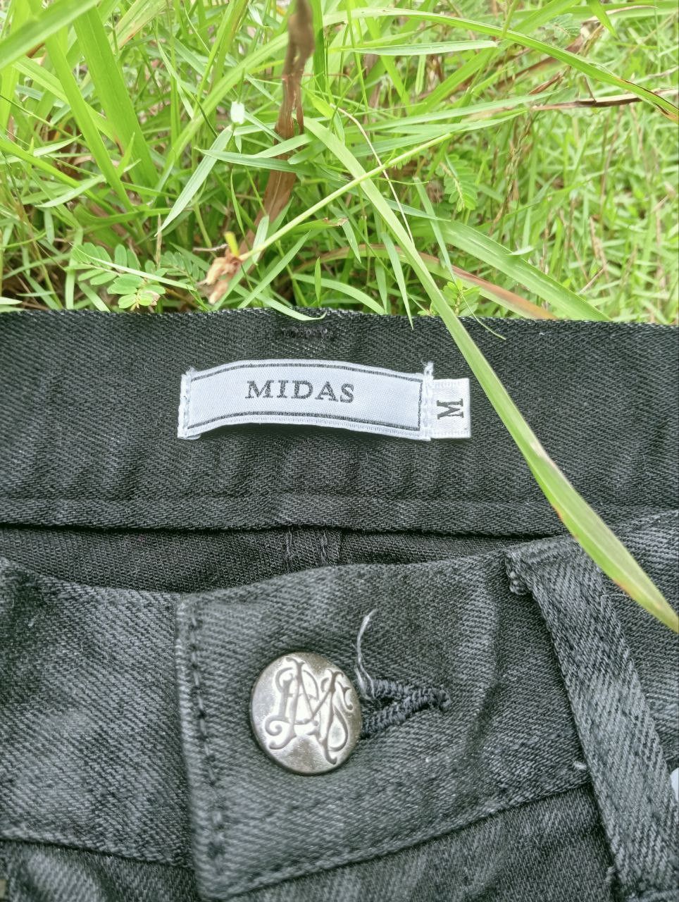 Japanese Brand JAPANESE MIDAS ZIPPER DISTRESSED LOOK STRETCH JEANS Size US 32 / EU 48 - 7 Thumbnail