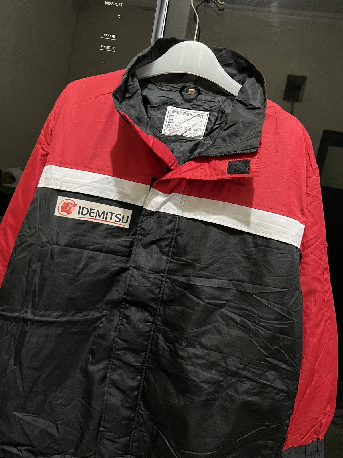 Japanese Brand Vintage Idemitsu JDM Spellout Quilted Line Jacket Size US XL / EU 56 / 4 - 2 Thumbnail