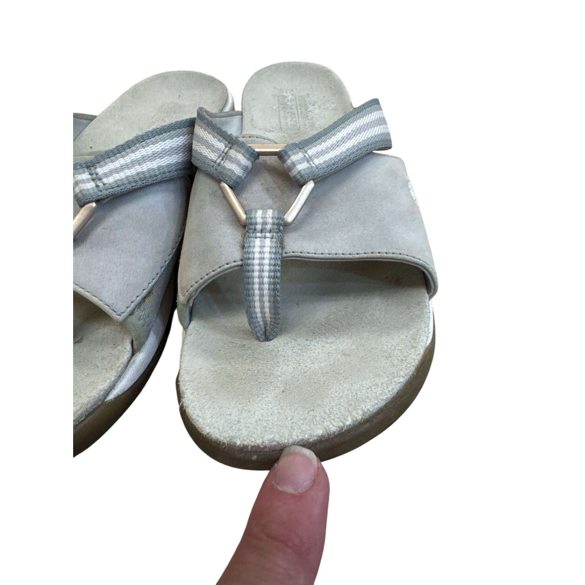 Timberland Timberland Womens Smart Comfort Gray Slip-On Sandals Size 8M Size US 8 / IT 38 - 8 Thumbnail