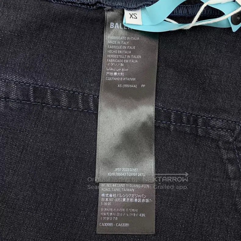 Balenciaga Balenciaga size XS Black Washed Destroyed Design Cotton Dr Size US 27 - 9 Thumbnail