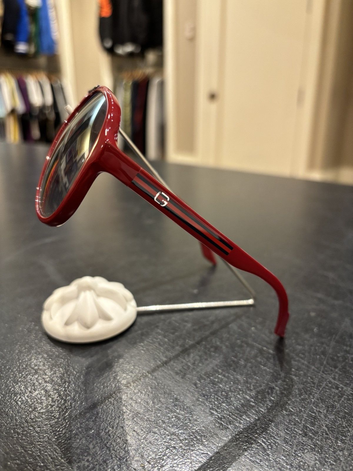 Gucci Gucci Aviator Sunglasses Size ONE SIZE - 3 Thumbnail