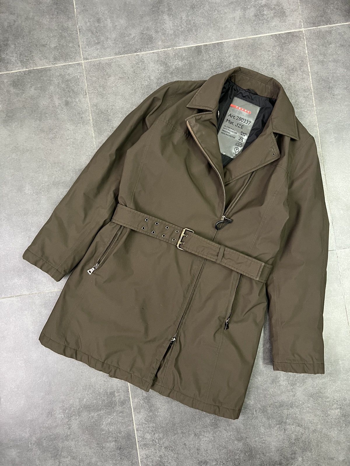 Prada Vintage Prada Sport Goretex Long Coat Woman’s Size L Size M / US 6-8 / IT 42-44 - 5 Thumbnail