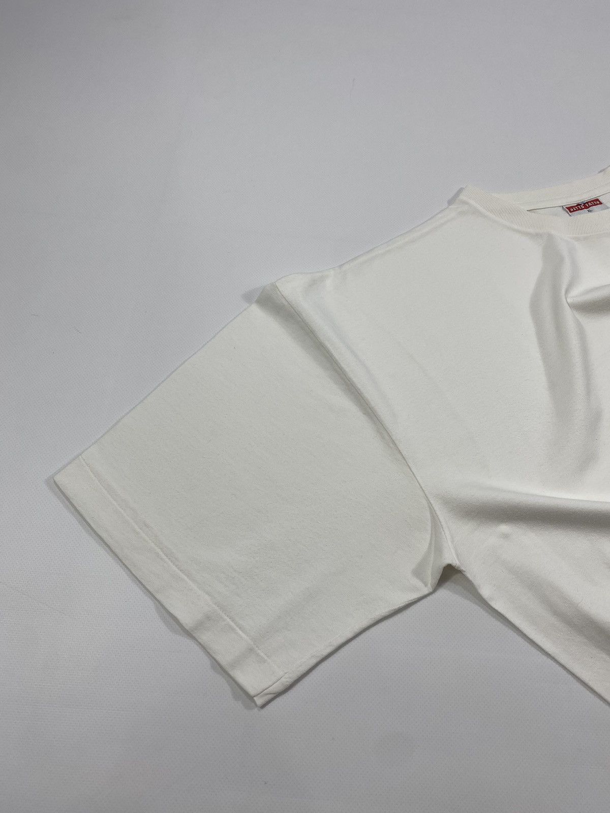 Vintage LASTDROP🔥 90s Single Stitch Basic White Blank DettoFatto USA Size US XL / EU 56 / 4 - 8 Thumbnail
