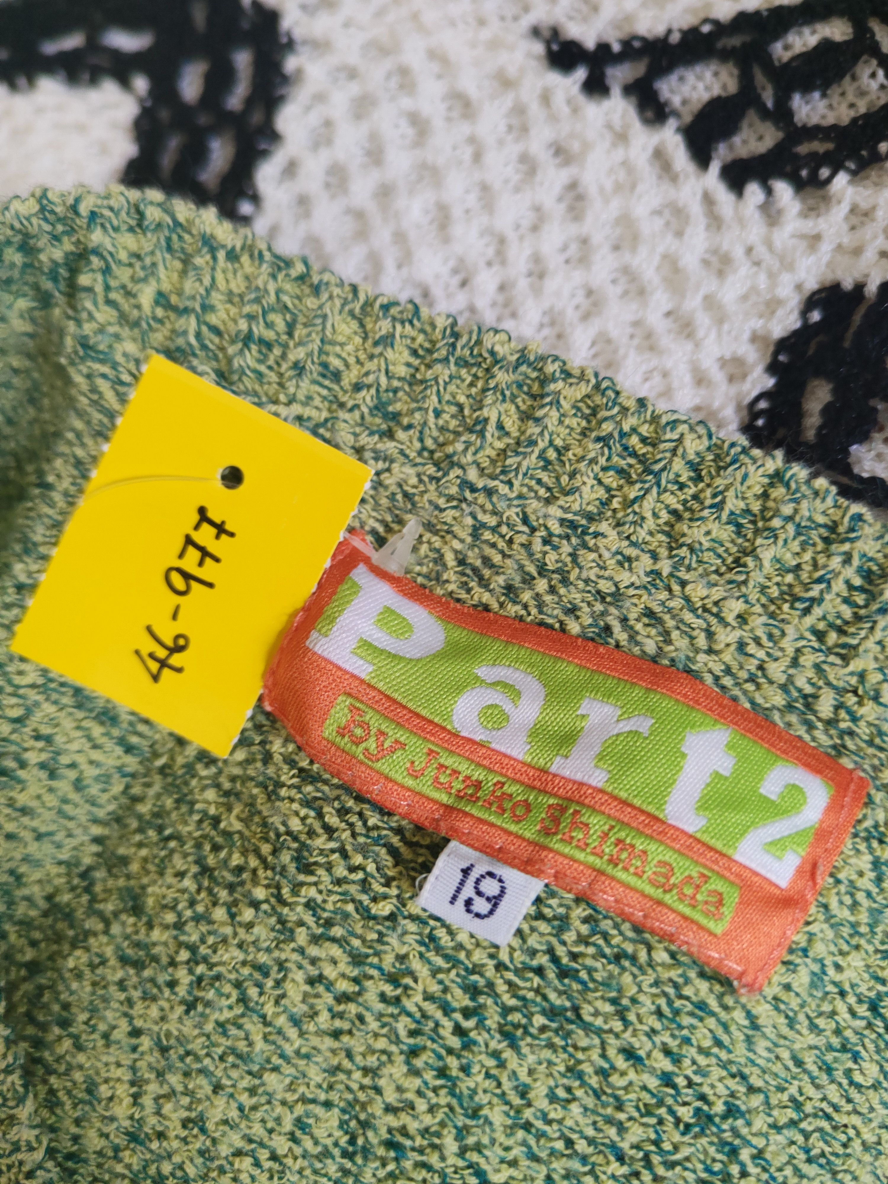 Junko Shimada DL Junko Shimada Green Knitwear japan vintage Tee #46-977 Size US S / EU 44-46 / 1 - 11 Thumbnail