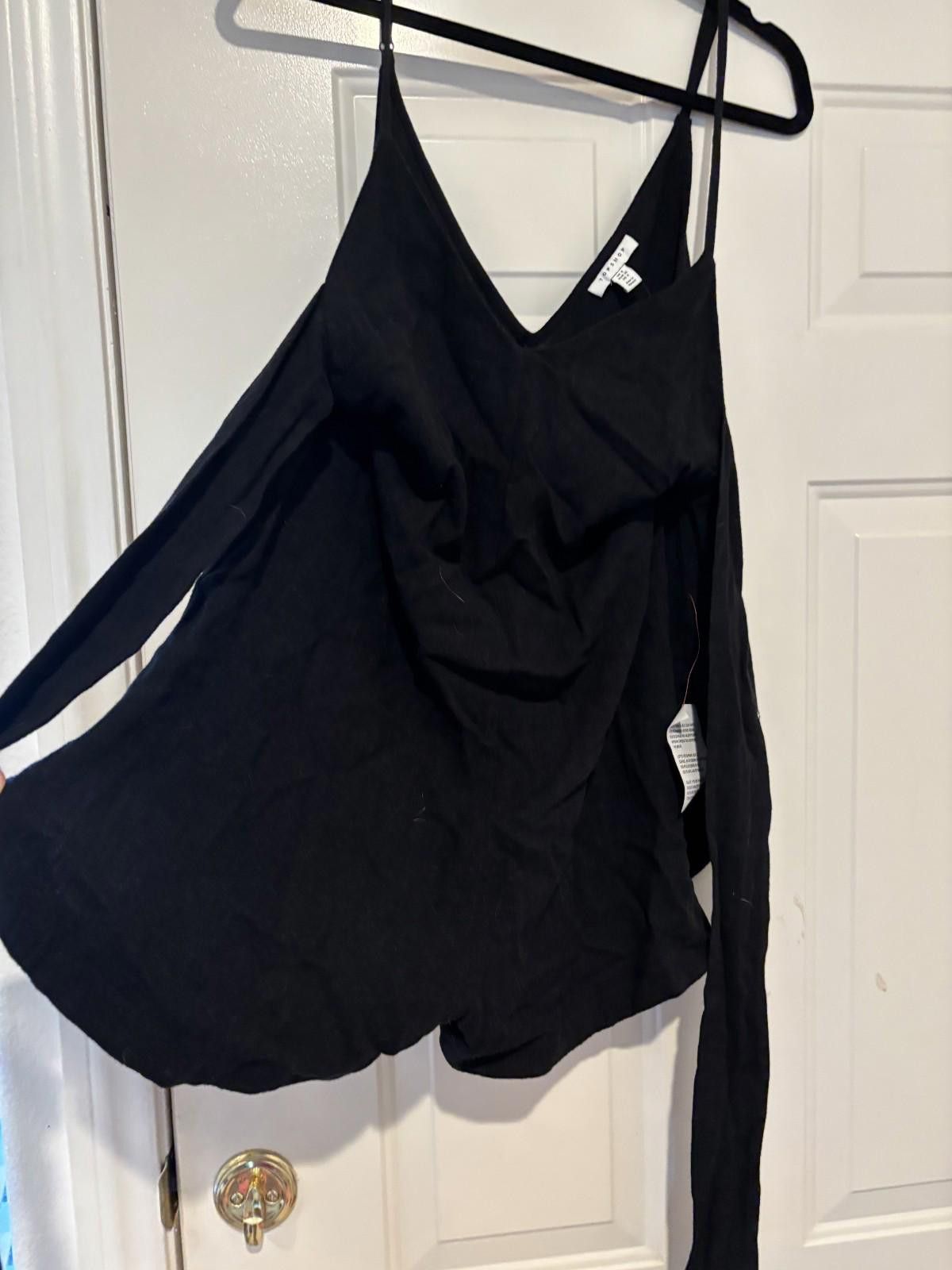 Nordstrom Women's Nordstrom sz 4 black shorts jumpsuit #607 Size 27" / US 4 / IT 40 - 1 Thumbnail